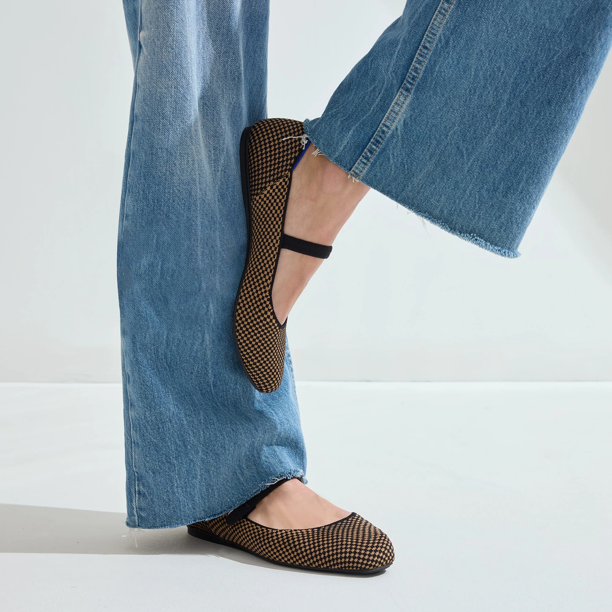 The Square Mary Jane - Wren Micro Check