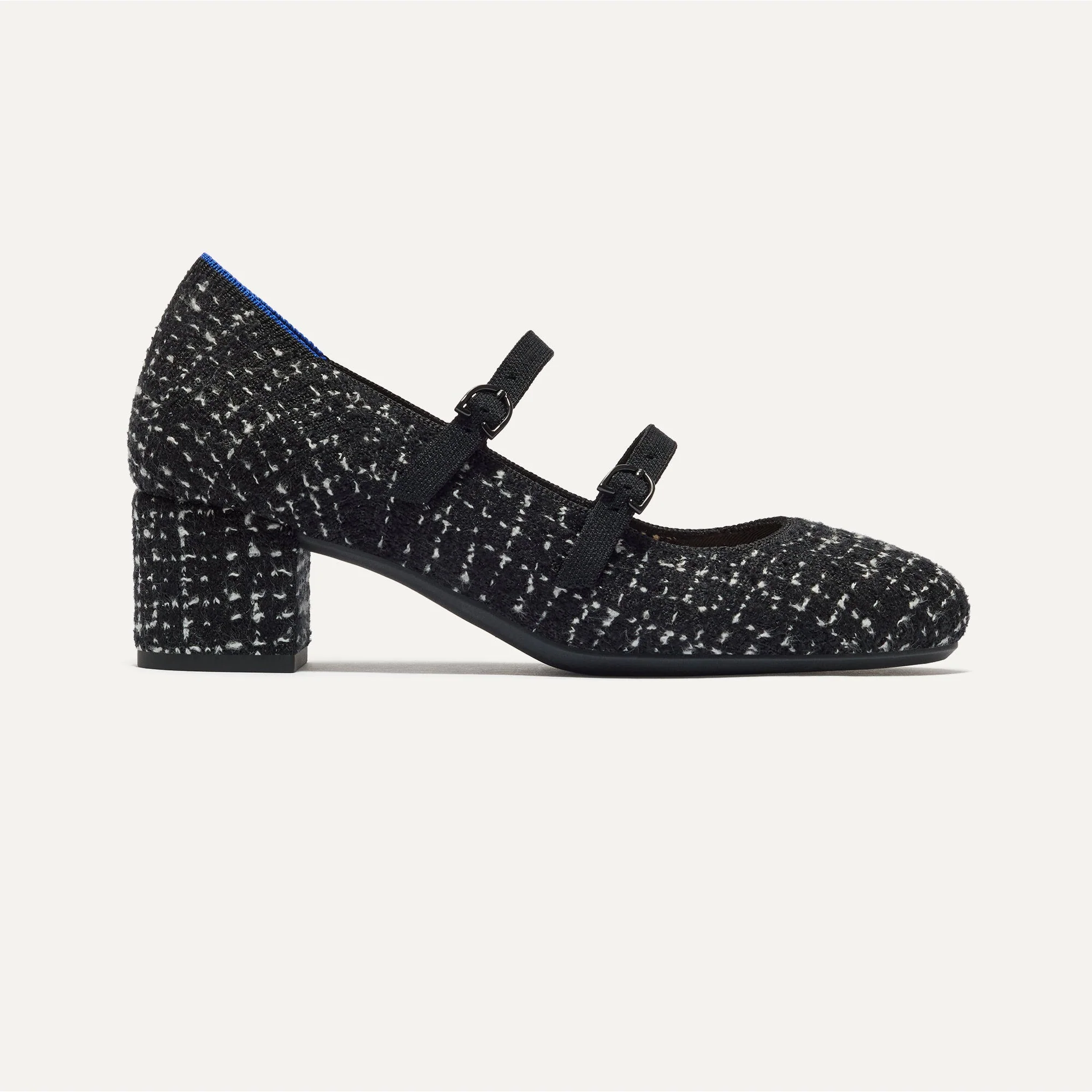 The Double Buckle Mary Jane Heel - Twilight Tweed