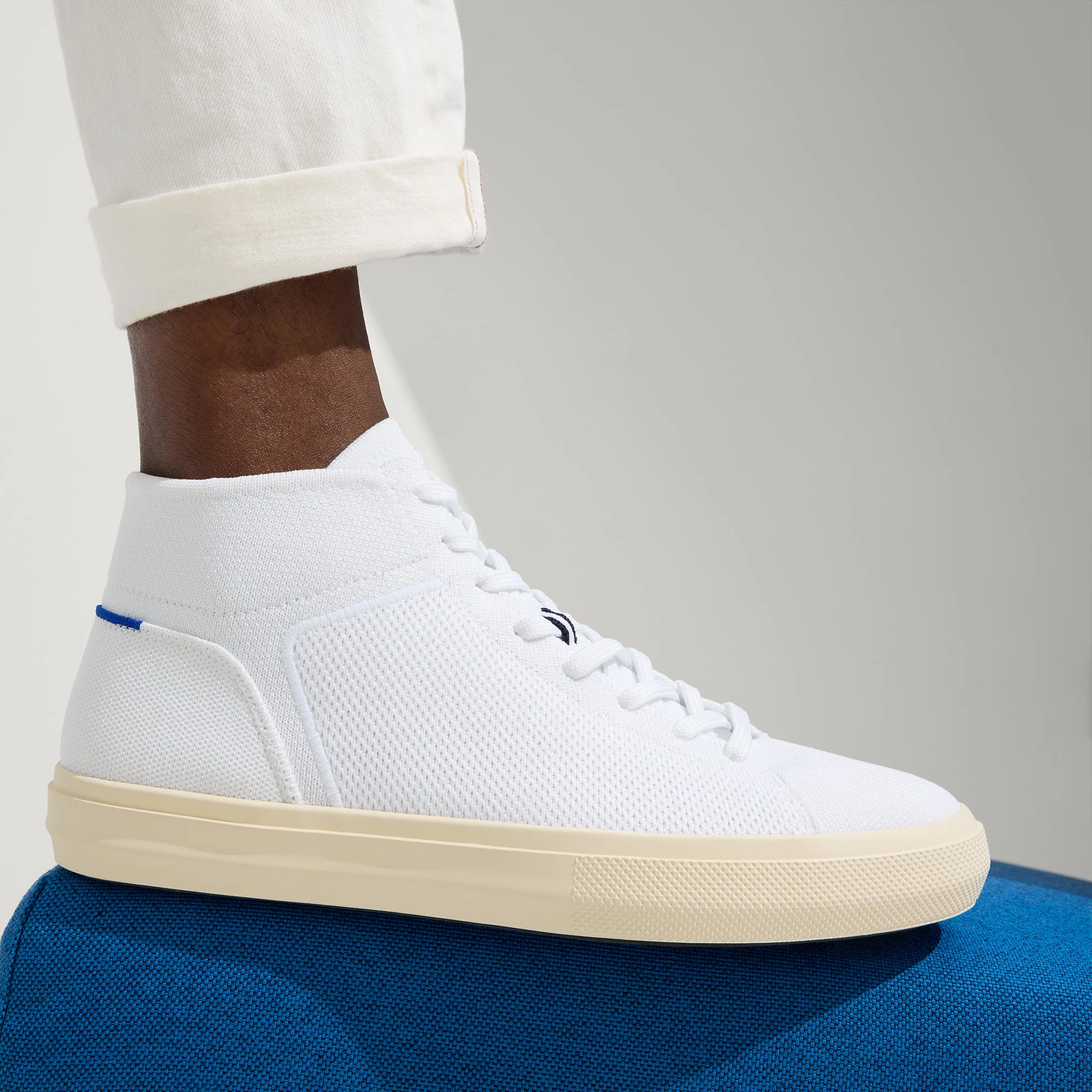 The Men's High Top Sneaker - Bright White