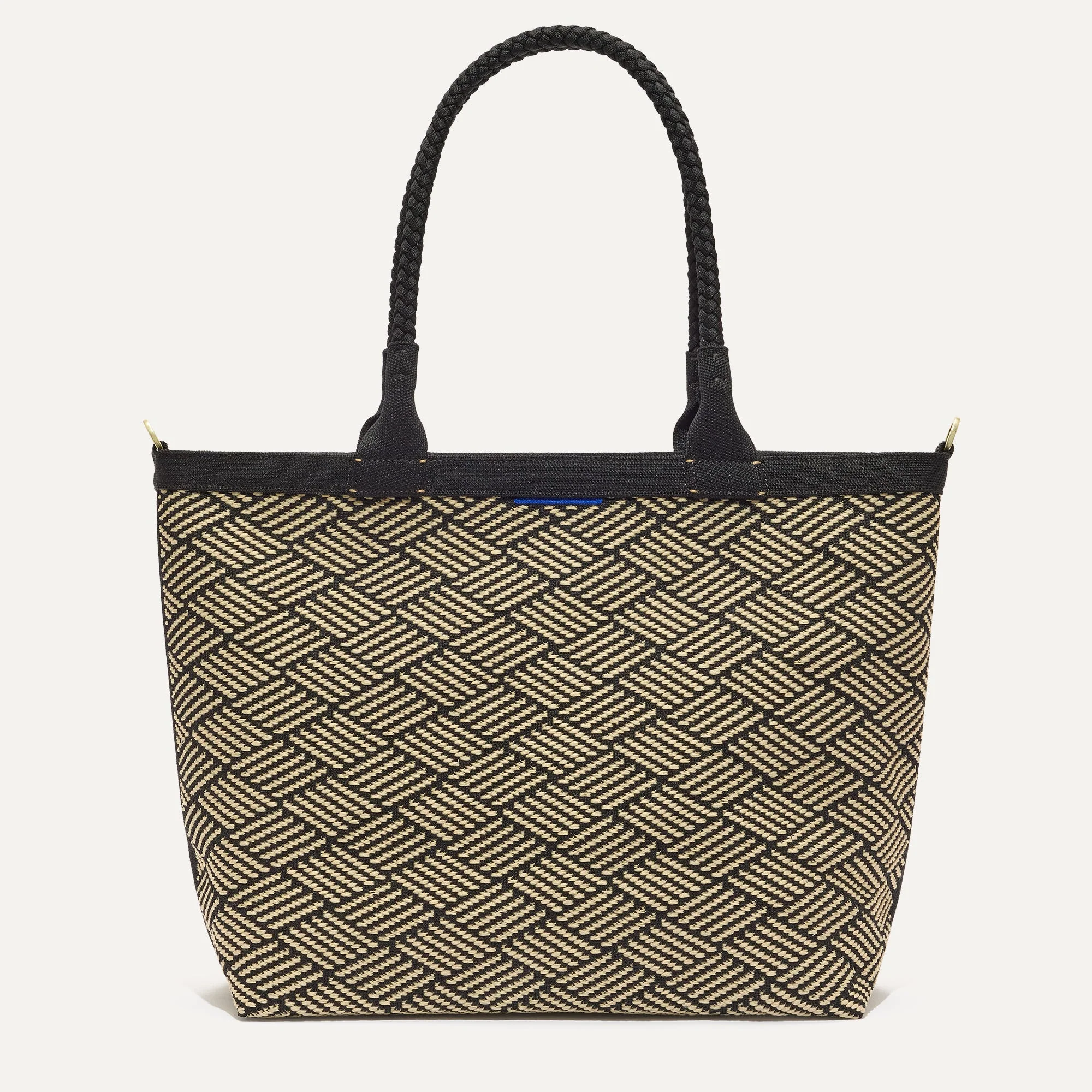 The Lightweight Zip Tote - Polar Zig Zag