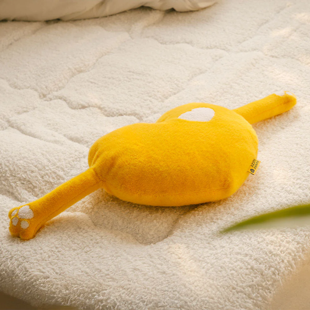 FUNNYFUZZY - Almohada de peluche acogedora con forma de corazón