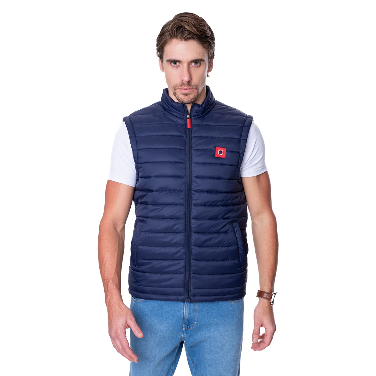 Chaleco Capitonado Marino Vermonti