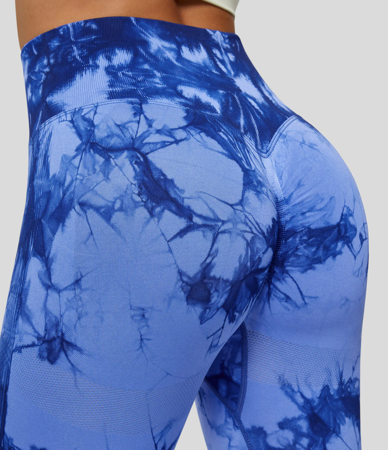 Seamless Flow High Waisted Tie Dye Yoga Leggings