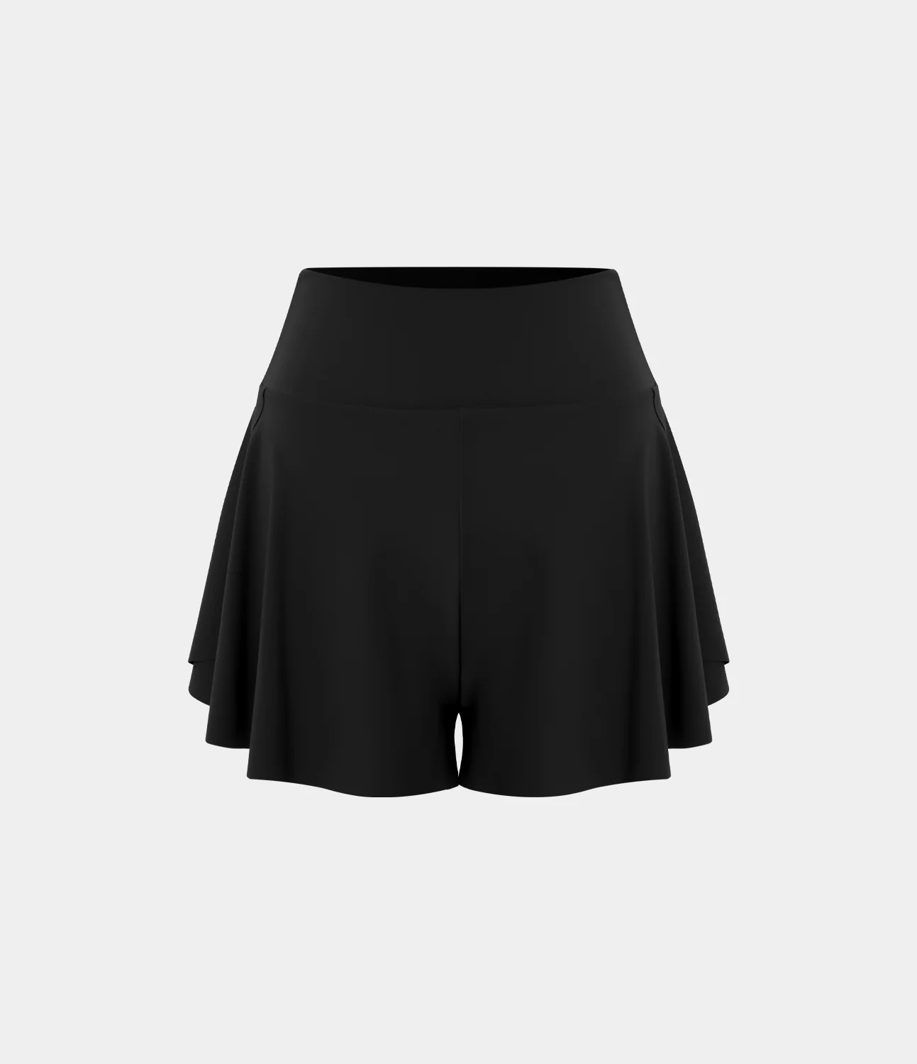 High Waisted Split 2-in-1 Yoga Shorts 2''