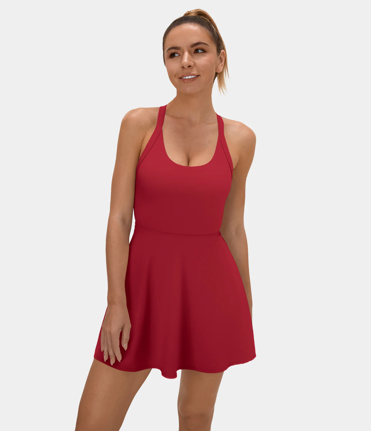 Backless Twisted Active Dress-Easy Peezy Edition