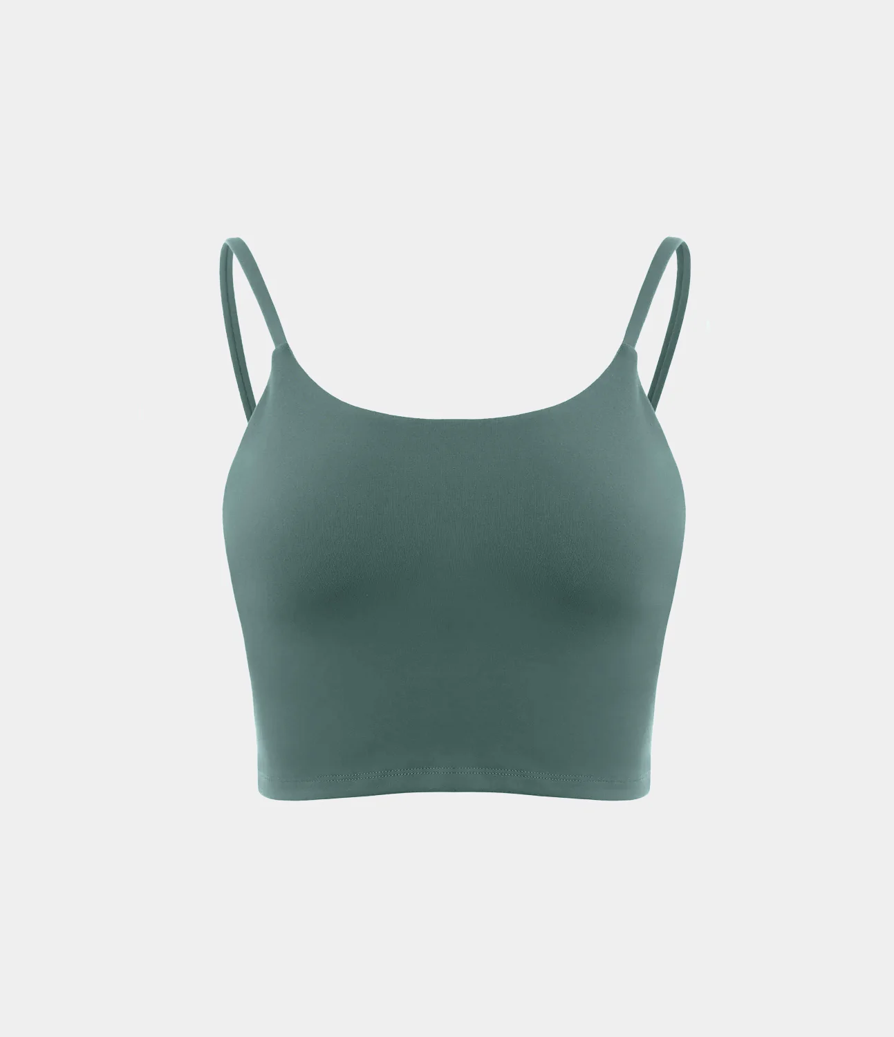 Basic Padded Workout Cropped Tank Top