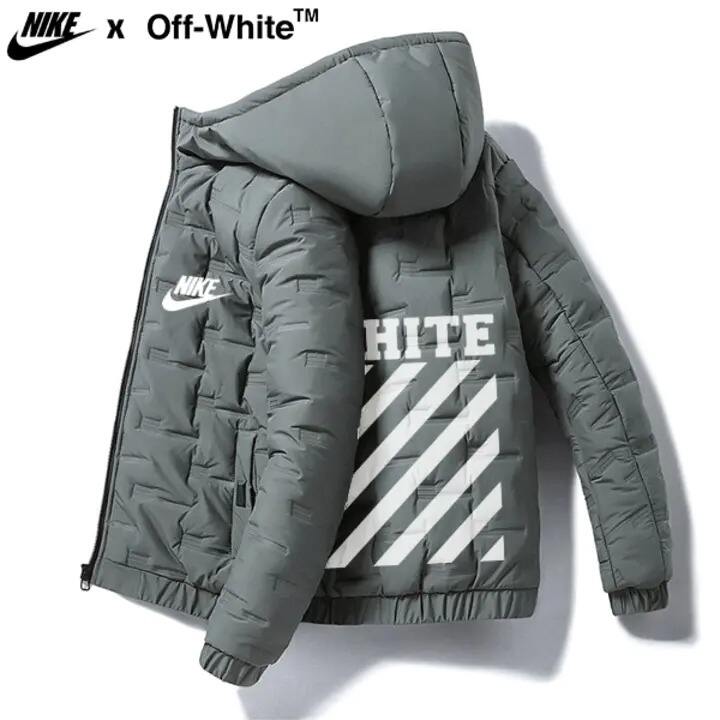 Nike® Chaqueta de plumas de invierno para hombre Off-white