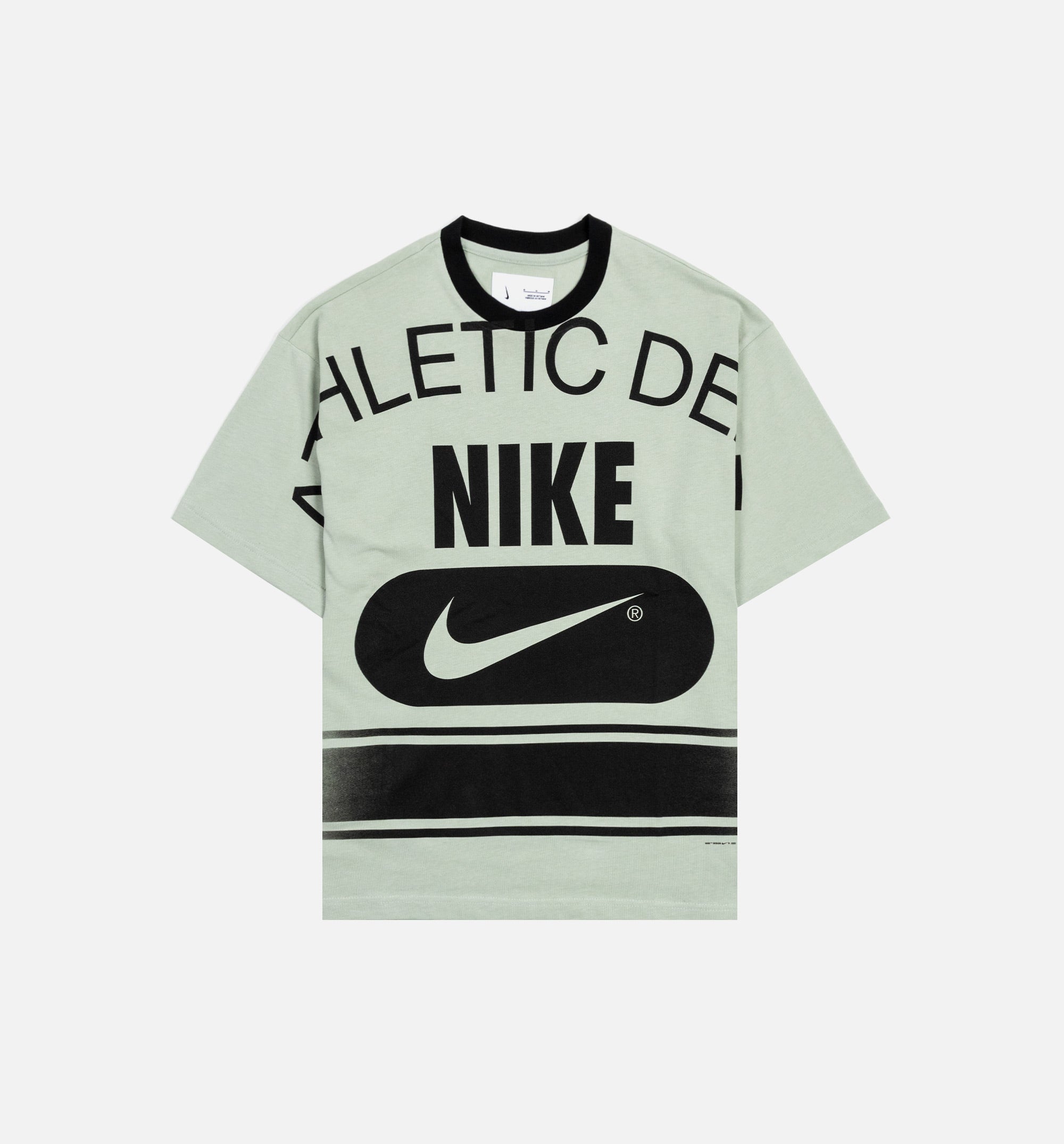 Mens Short Sleeve Shirt - Green/Black