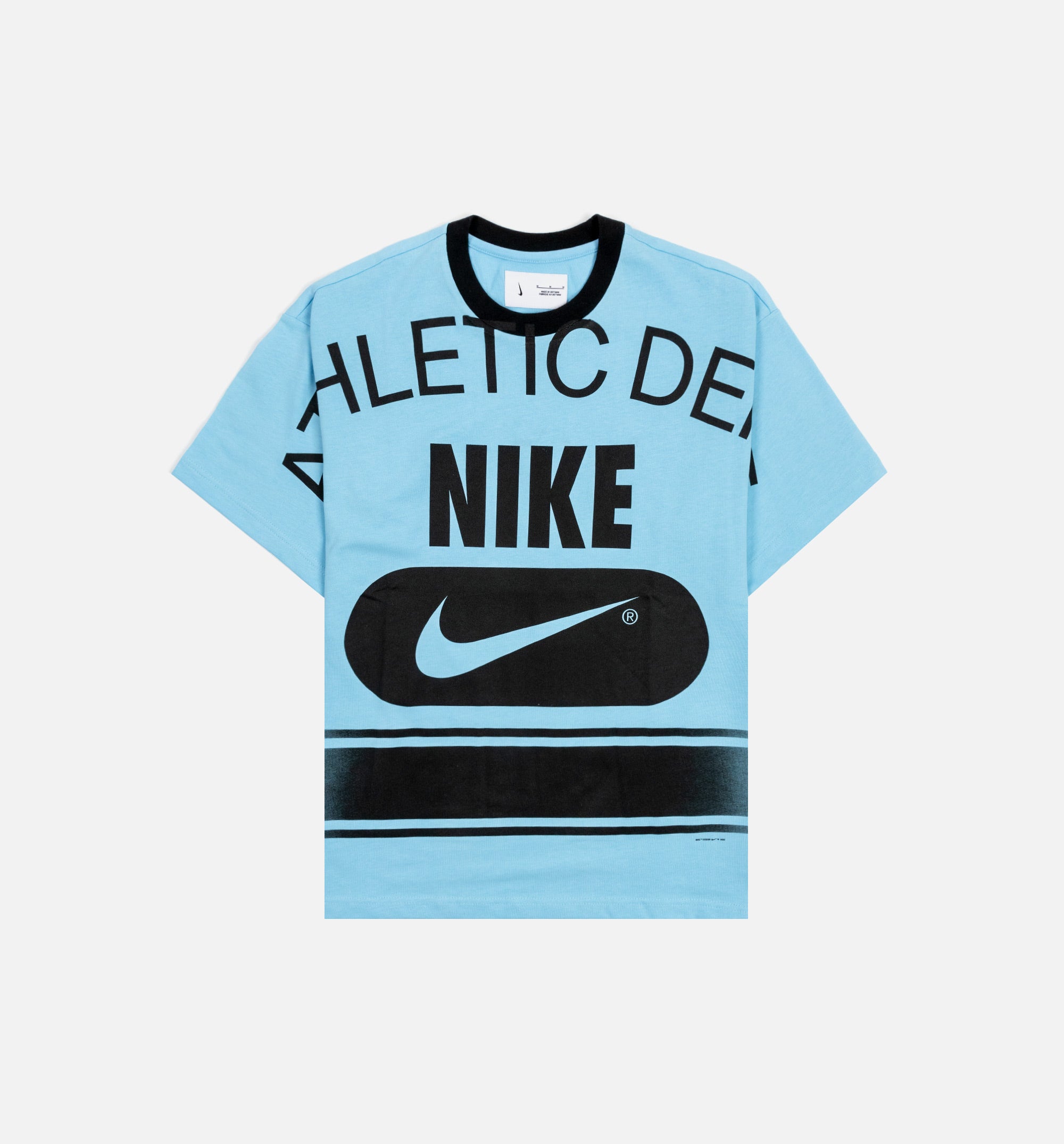 Mens Short Sleeve Shirt - Blue/Black