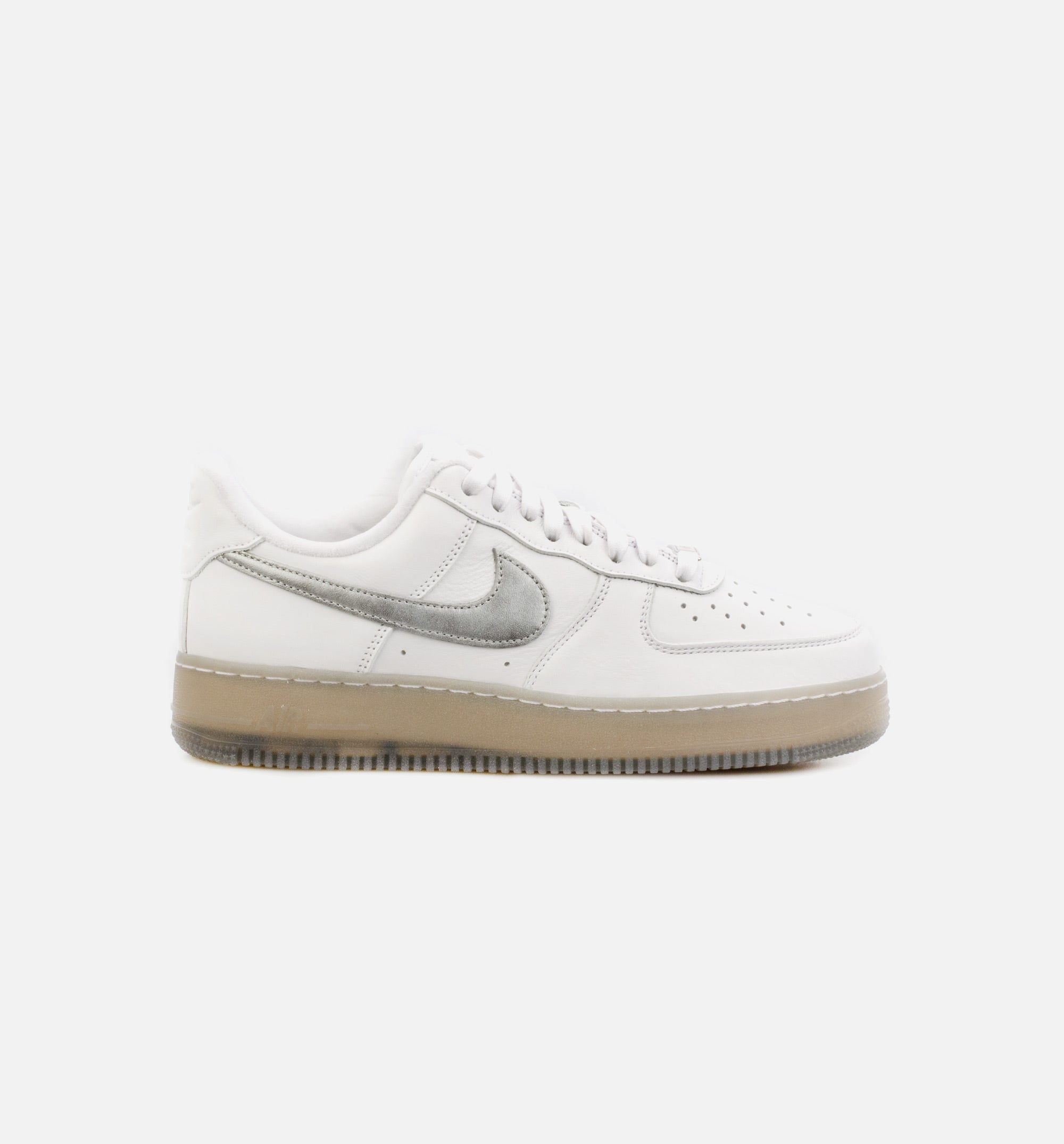 AF1 Low PRM White Metallic Mens Lifestyle Shoe - White/Grey