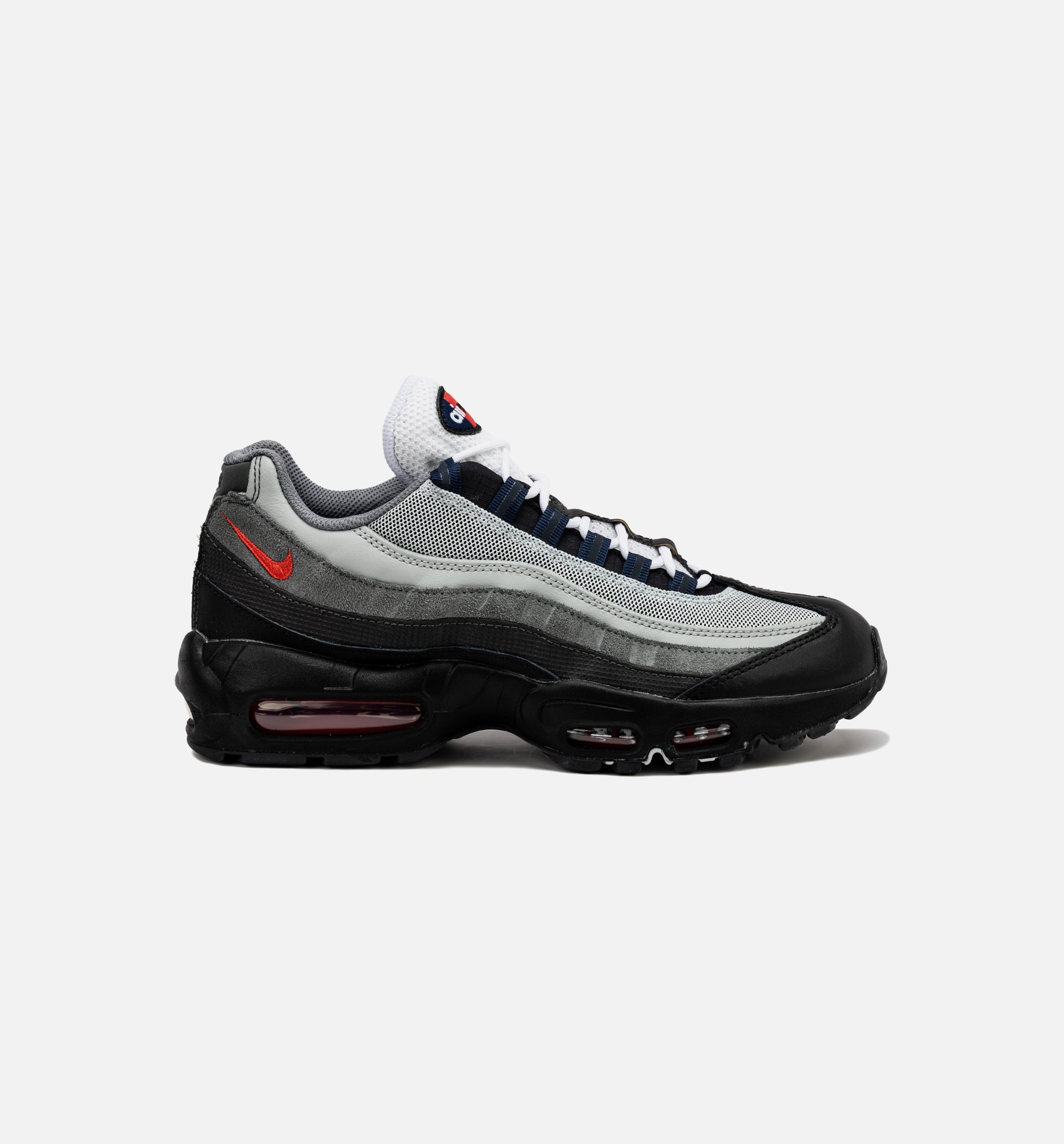 AM 95 Mens Lifestyle Shoe - Black/Anthracite/Smoke Grey/Track Red