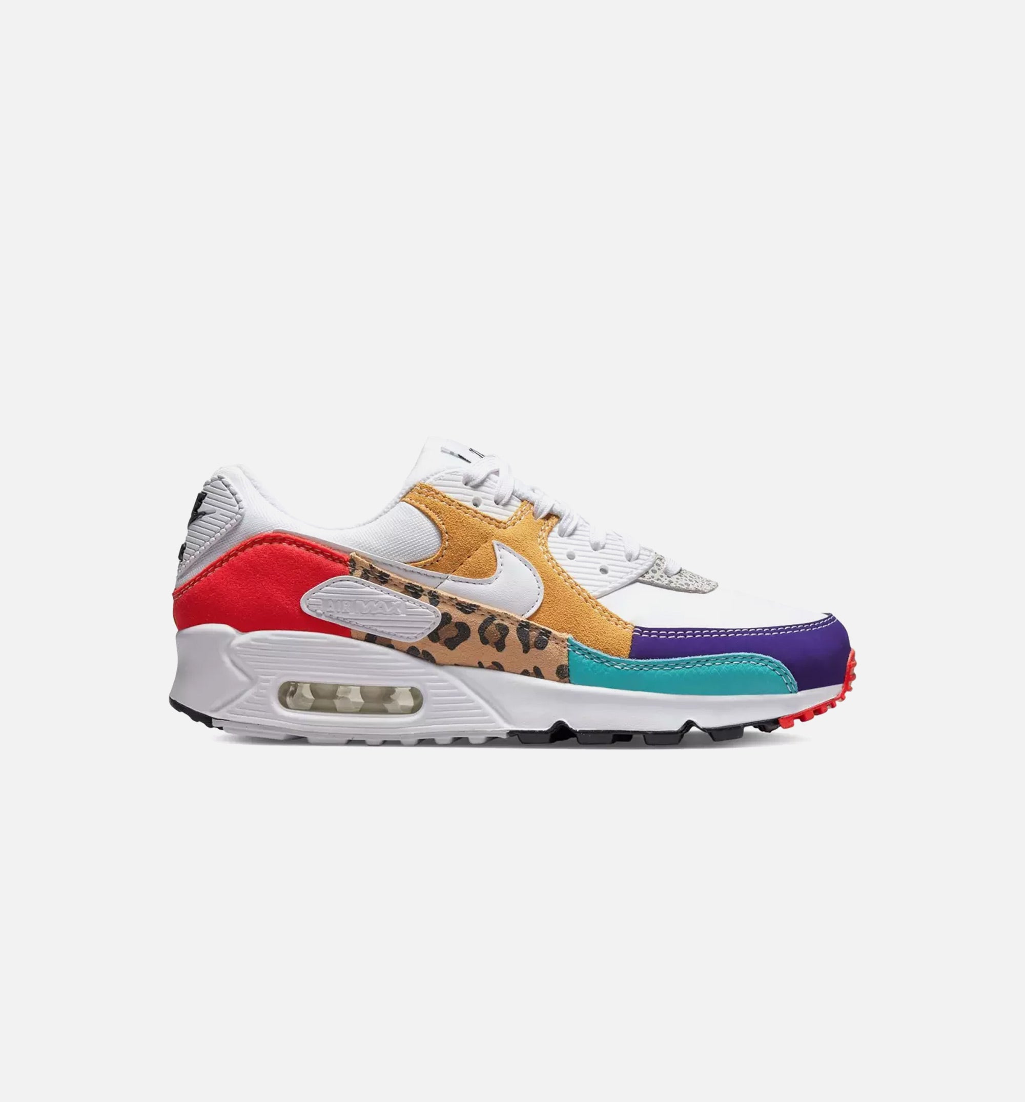 AM 90 Animal Safari Womens Lifestyle Shoe - White/Multi