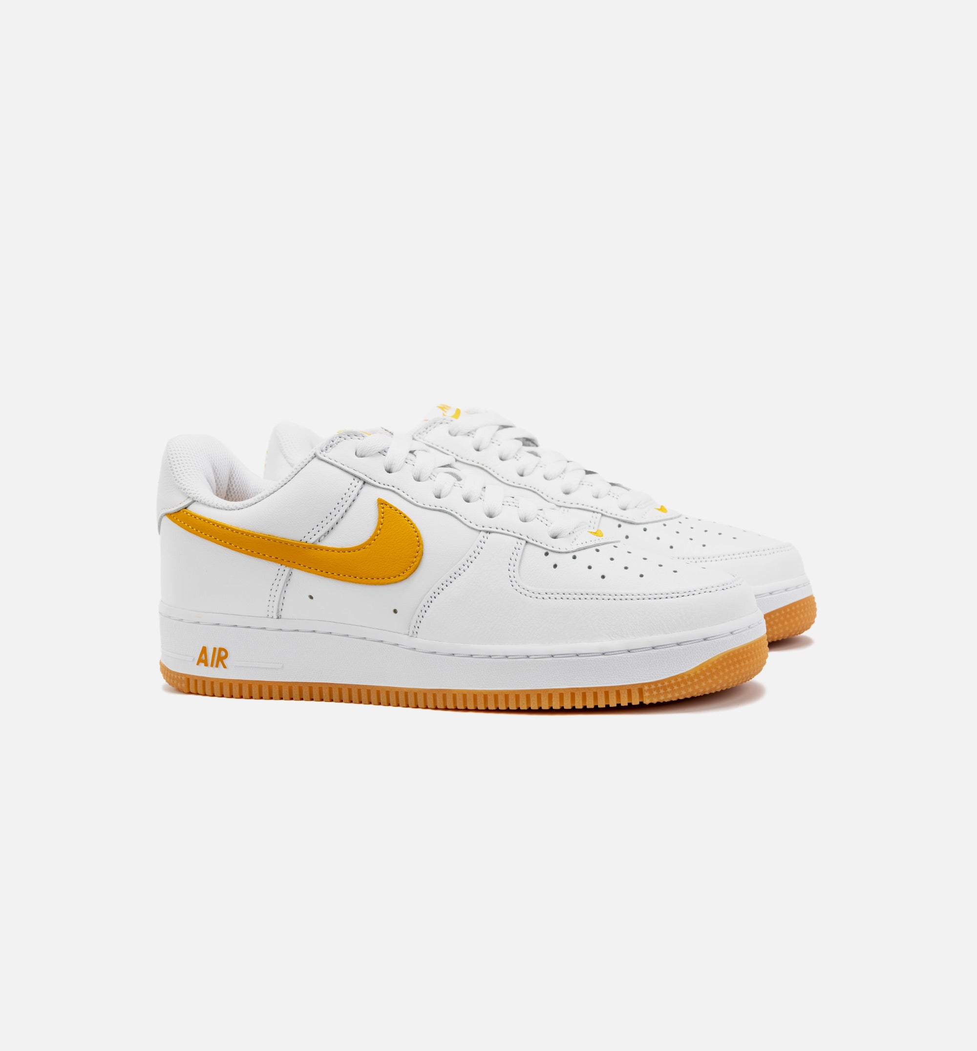 AF1 Low Waterproof Mens Lifestyle Shoe - White/Yellow