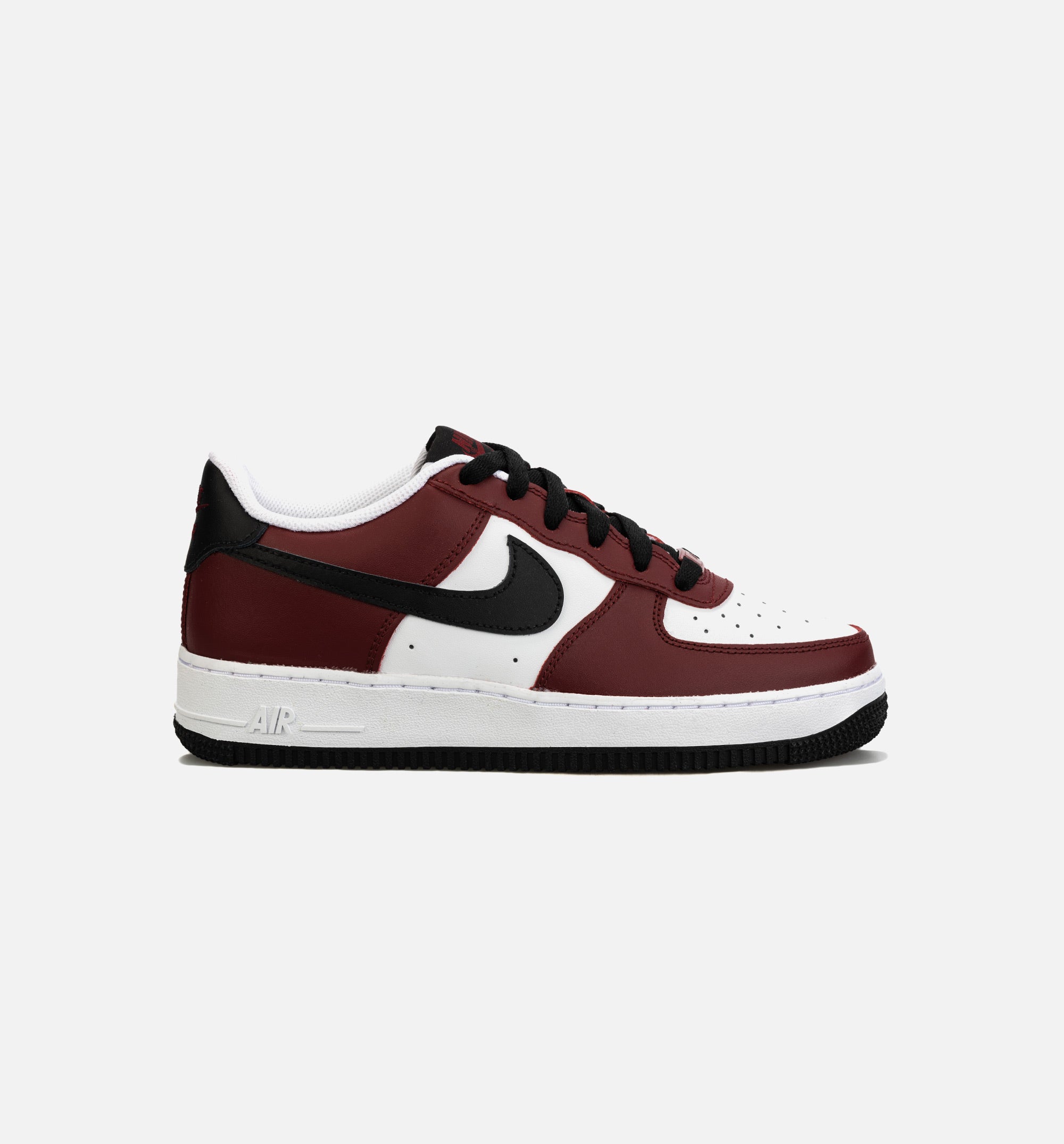 AF1 LV8 Team Red Black Grade School Lifestyle Shoe - Red/Black