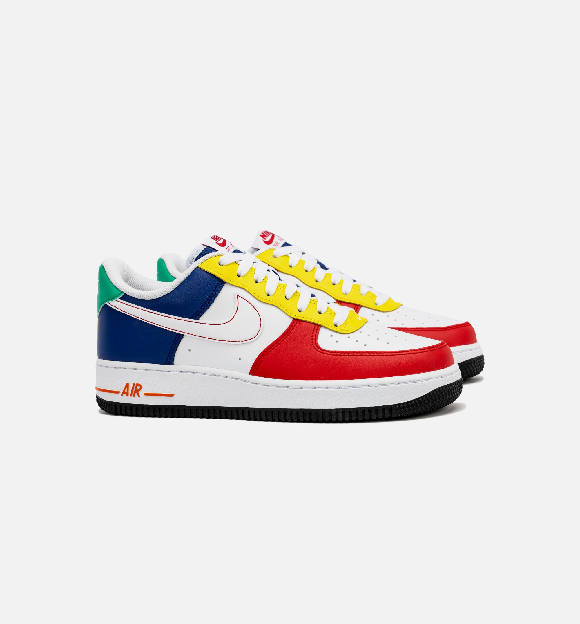 AF1 Low Rubik’s Cube Mens Lifestyle Shoe - Red/Yellow/Blue