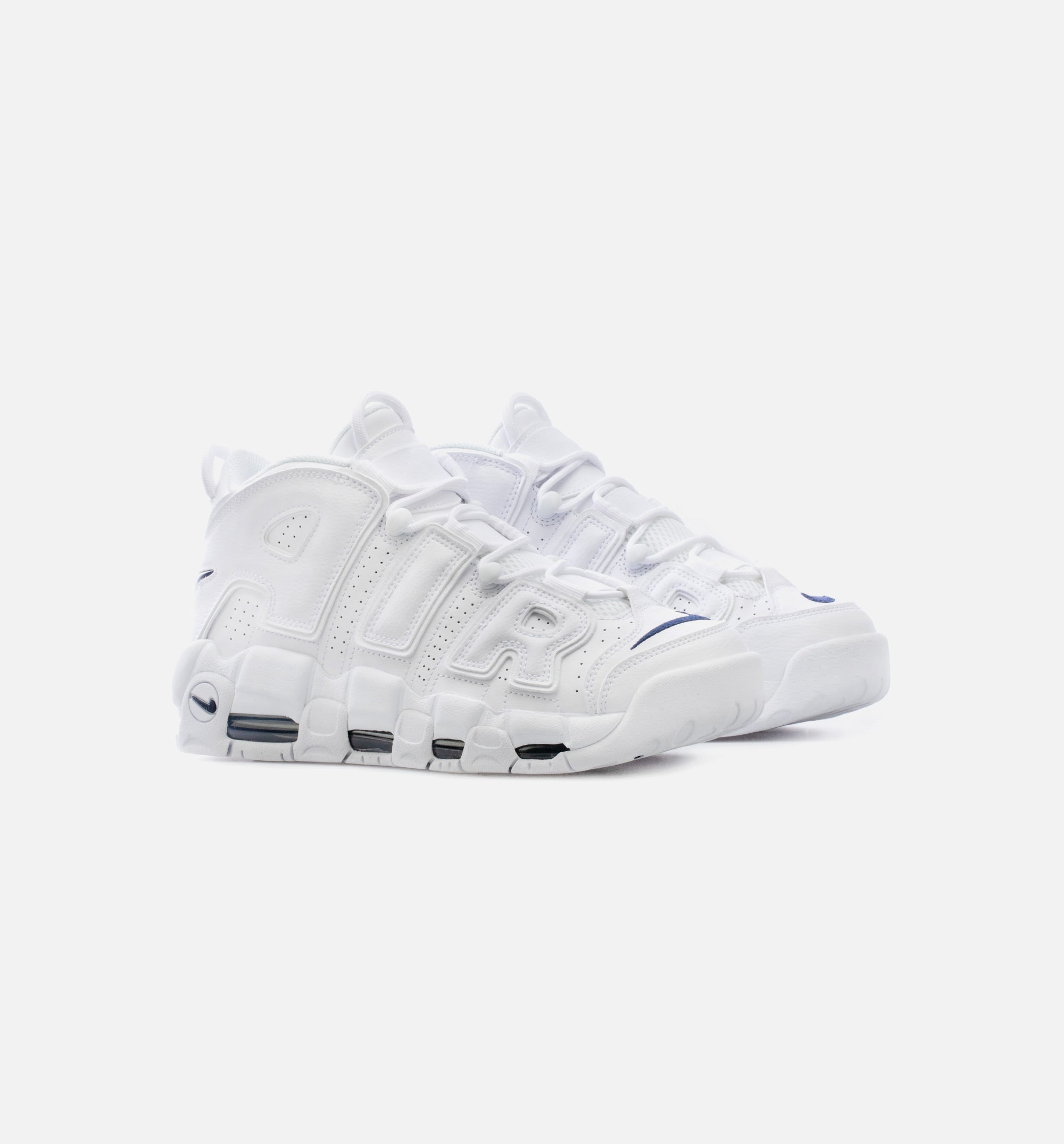 Uptempo 96 White Navy Mens Lifestyle Shoe - White