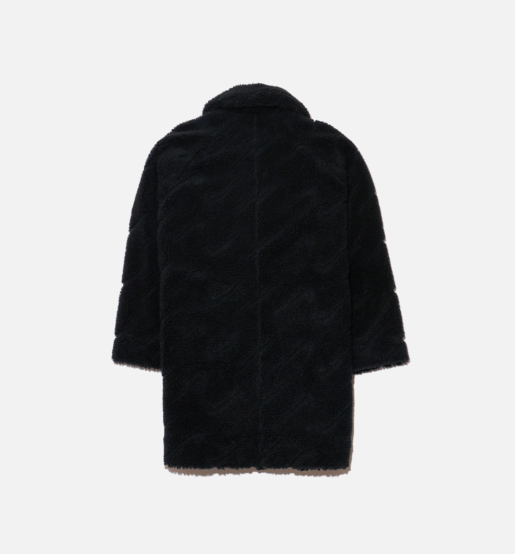 Clash Sherpa Long Jacket Womens Jacket - Black