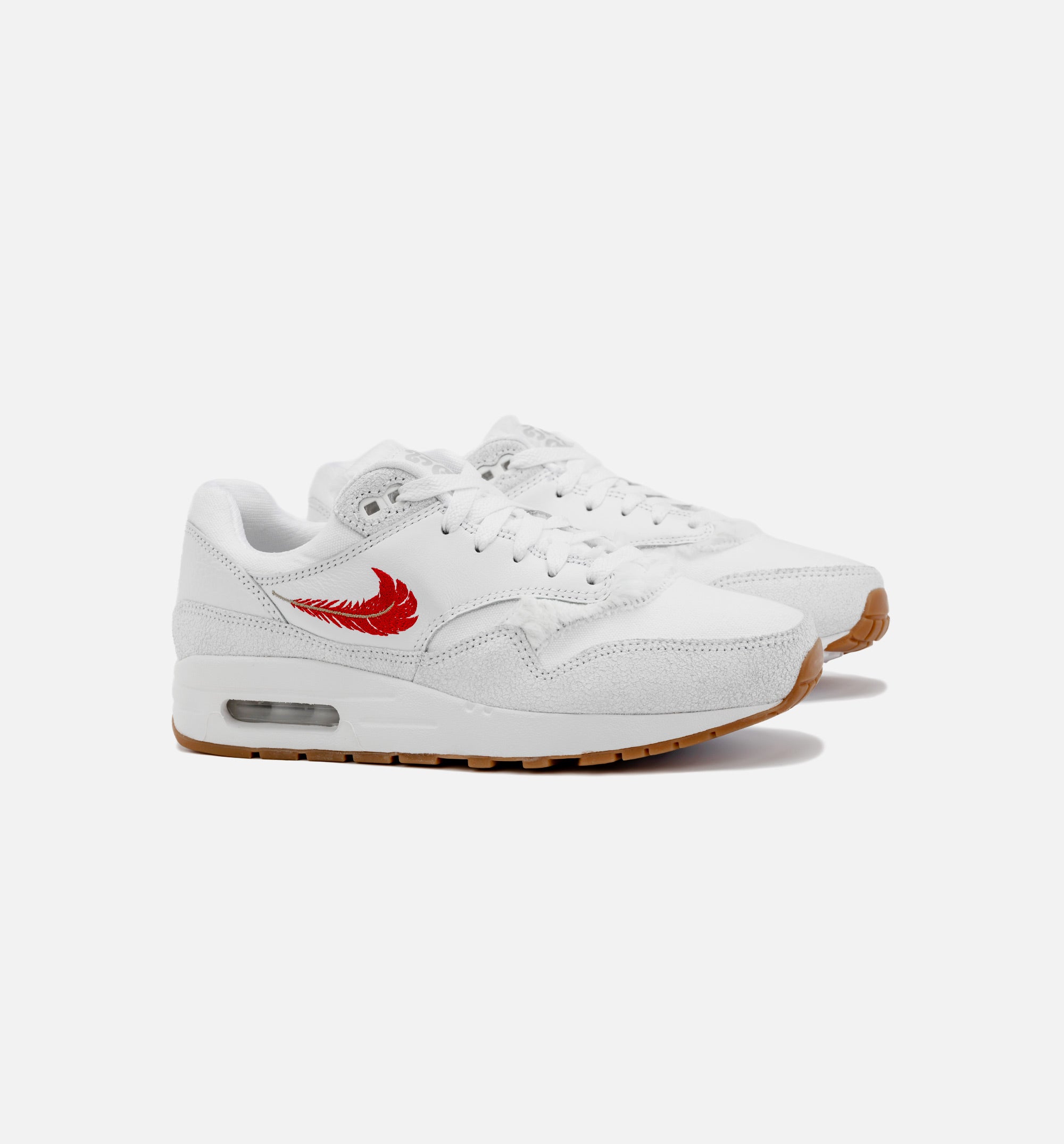 AM1 The Bay Grade School Lifestyle Shoe - White/Red
