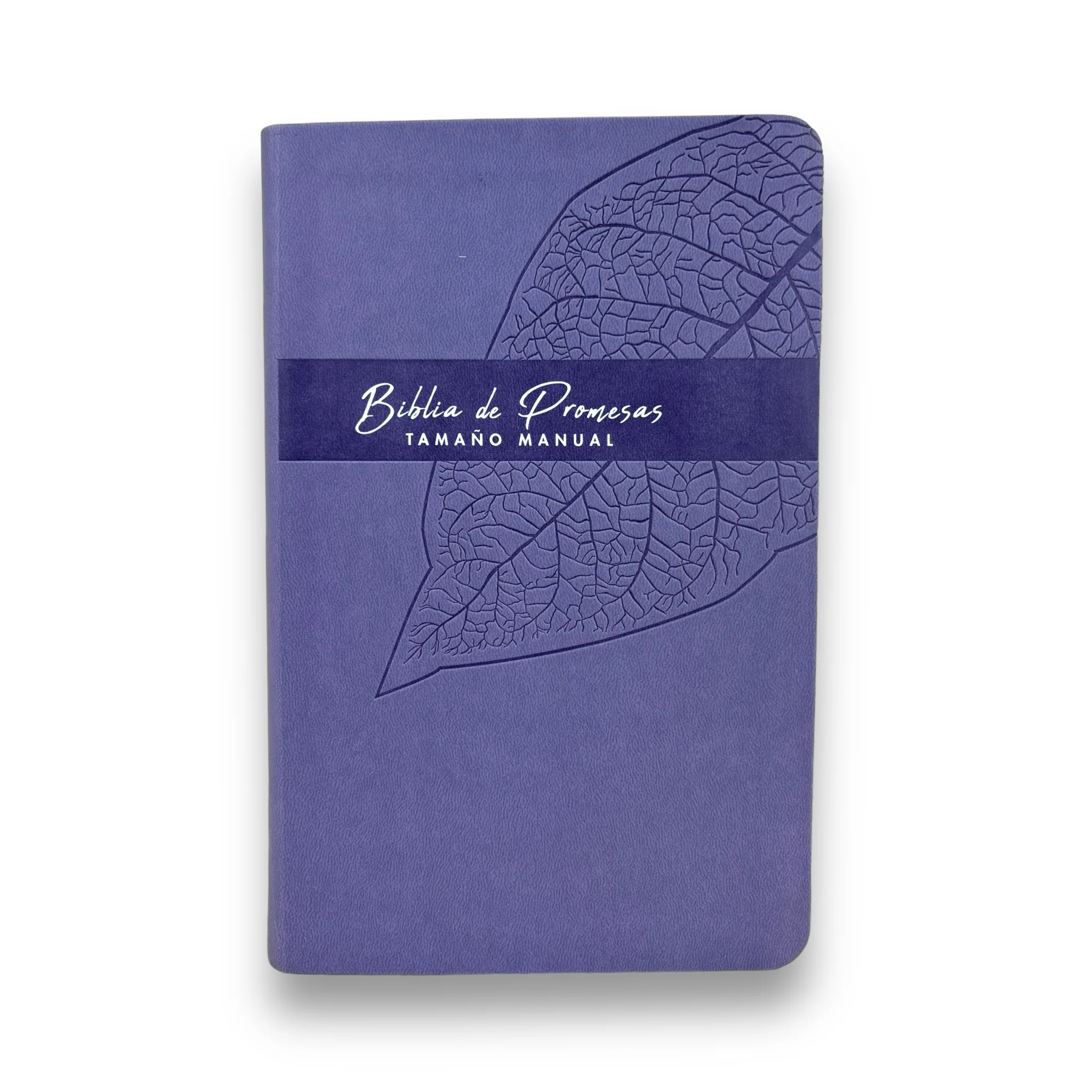 Biblia De Promesa RVR60 Tamaño Manual Piel Especial Lavanda