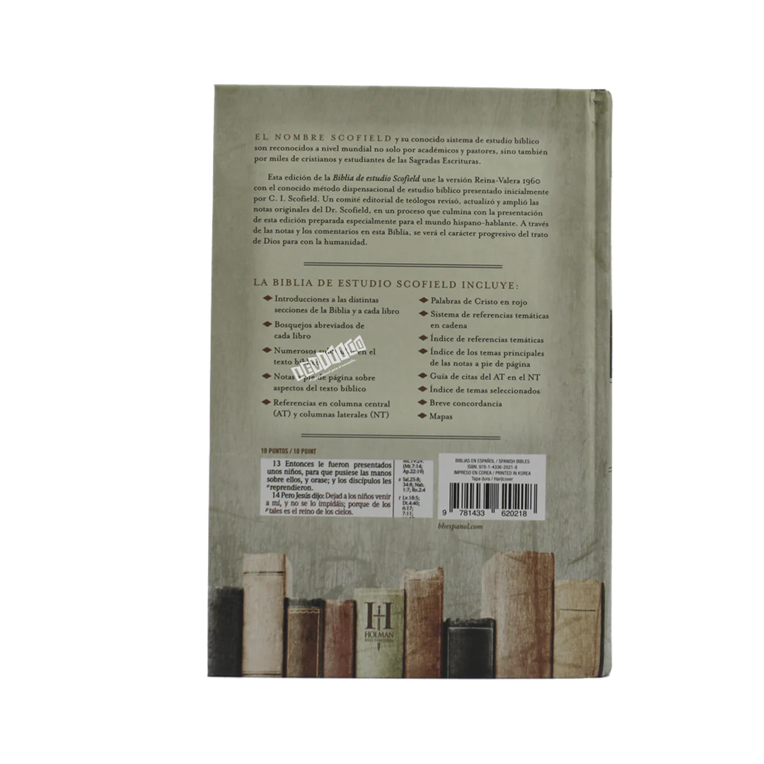 Biblia de estudio Scofield RVR1960 (Tapa dura)
