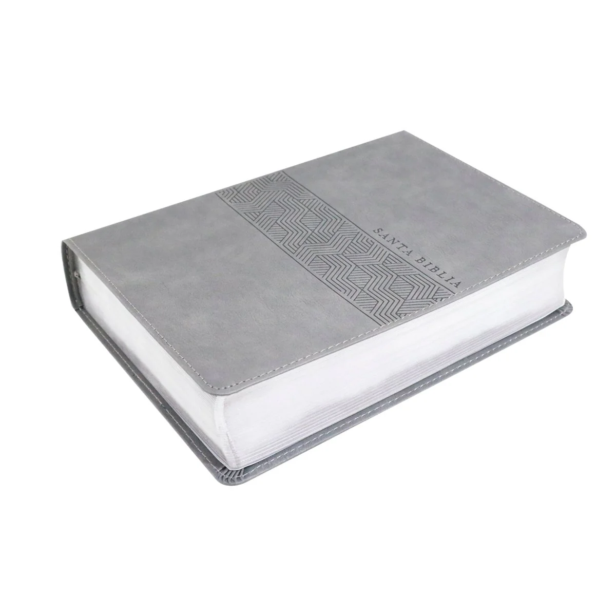 BIBLIA NTV LETRA GIGANTE TAMAÑO MANUAL SENTIPIEL GRIS