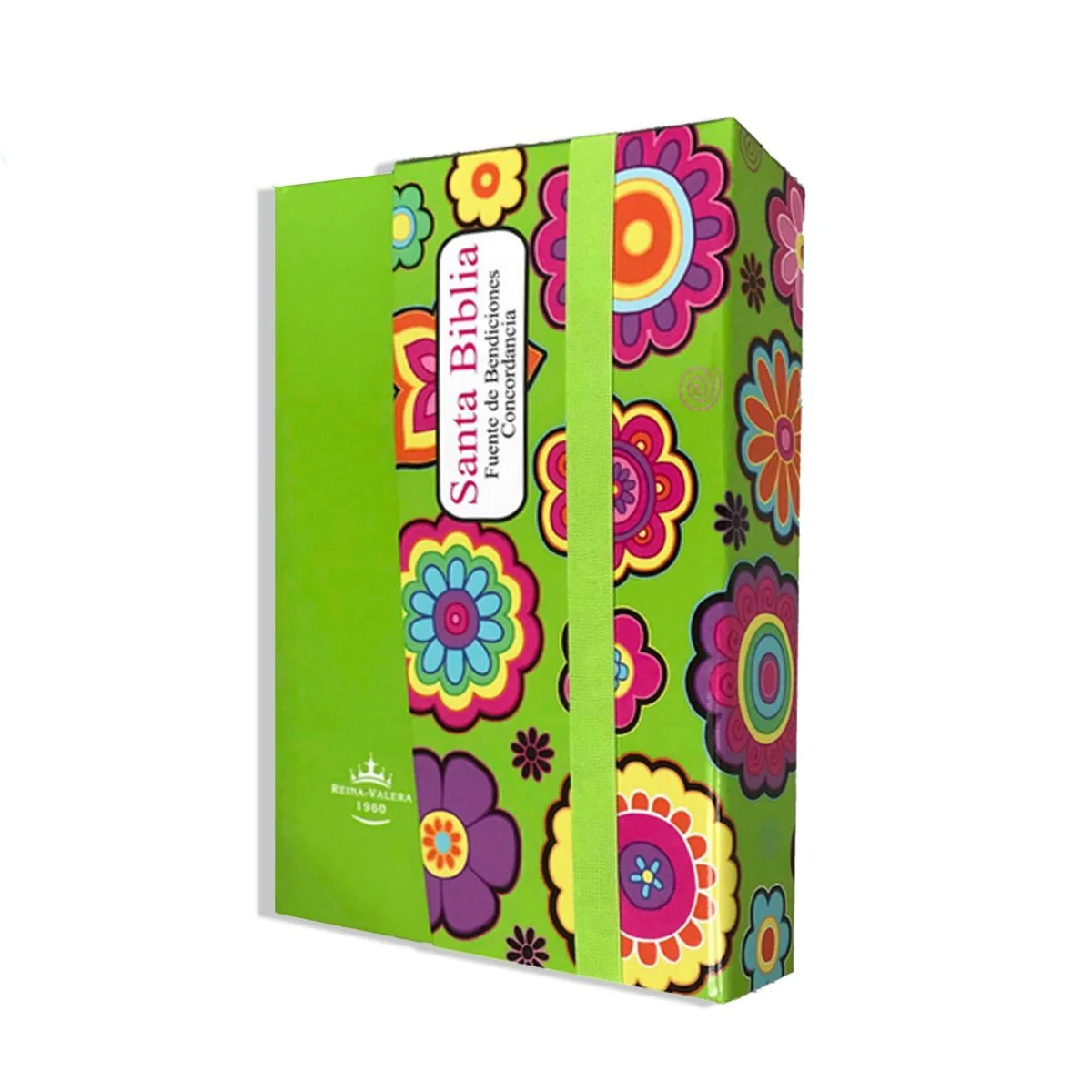 BIBLIA RVR1960 FUENTE DE BENDICIONES FLORES