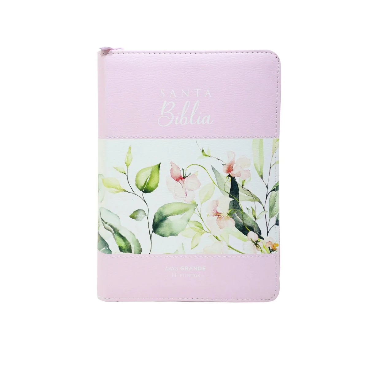 BIBLIA REINA VALERA 1960 LETRA GRANDE COMPACTA/  ROSA CIERRE INDICE