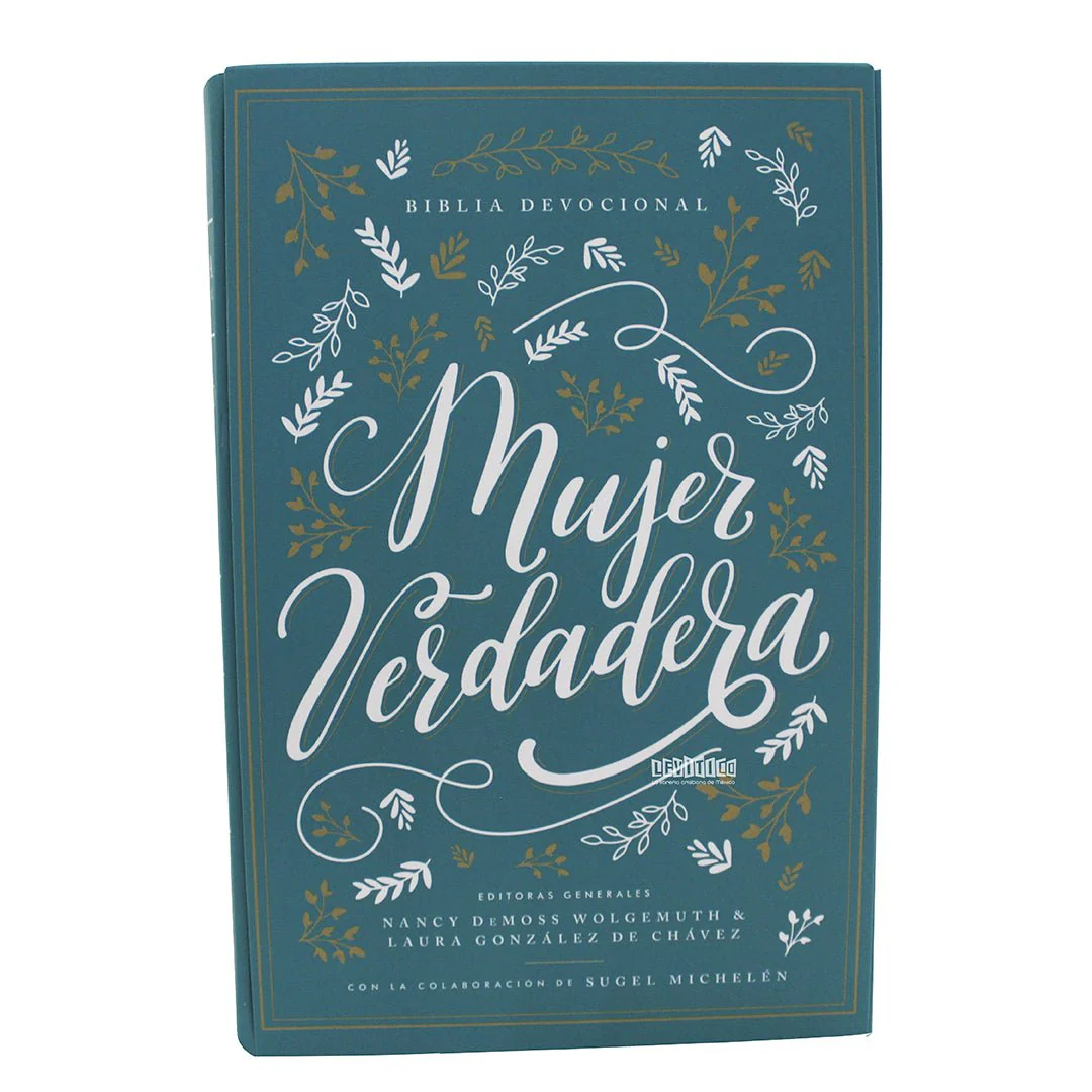 Biblia Devocional Mujer Verdadera NBLA - Tapa dura Aqua