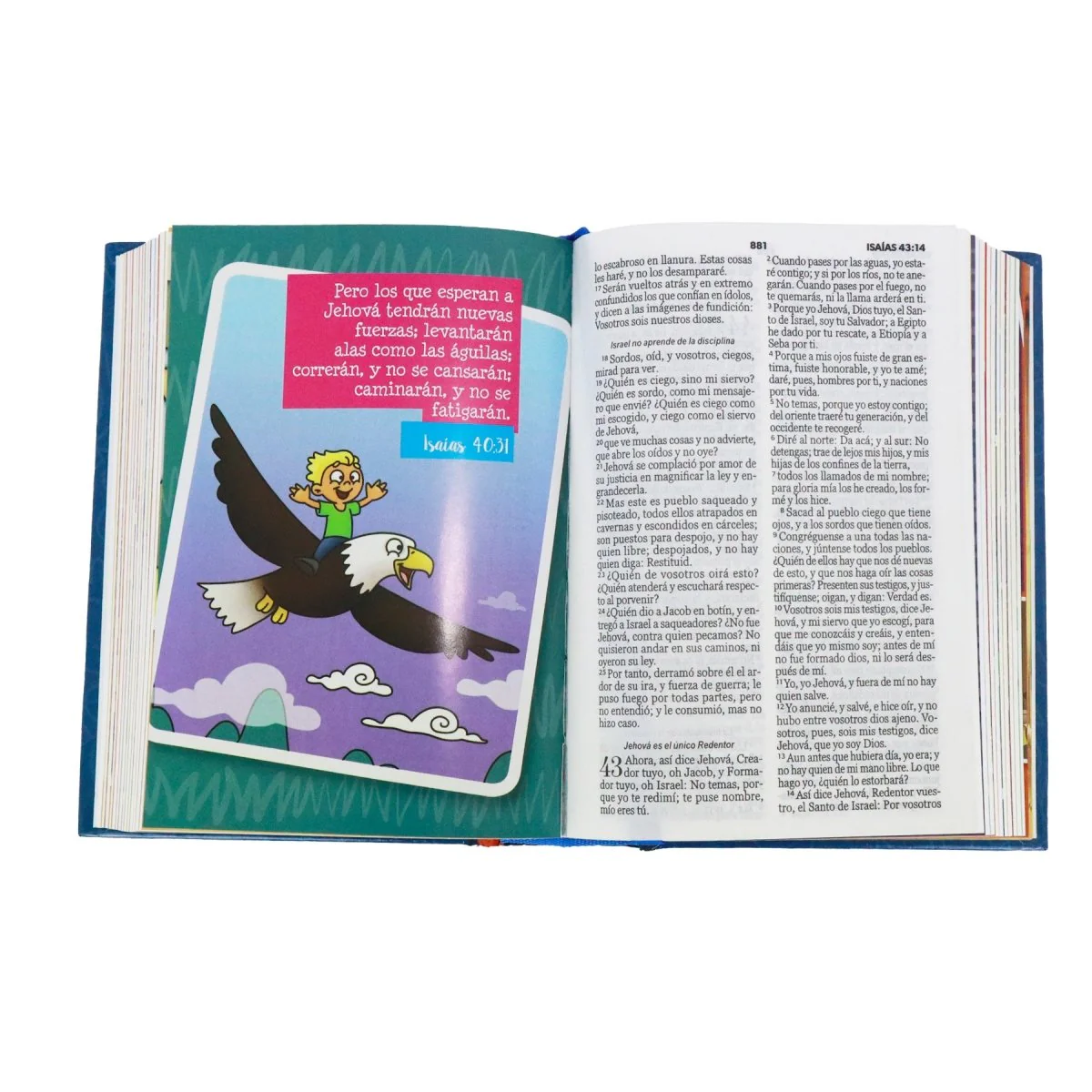 BIBLIA REINA VALERA 1960 MI GRAN VIAJE TAPA DURA AZUL