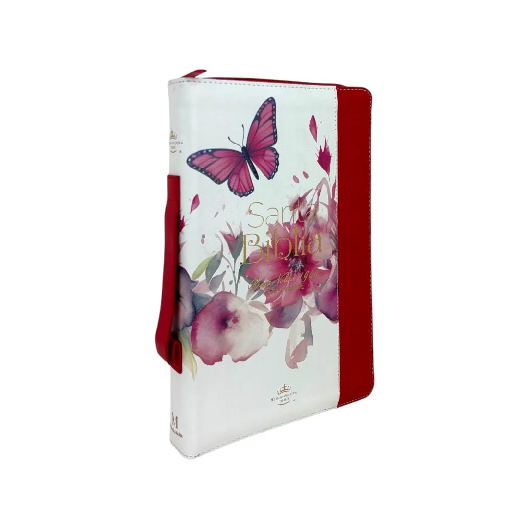 BIBLIA REINA VALERA 1960 LETRA GRANDE MANUAL PRETTY CANTO FLORAL INIDICE