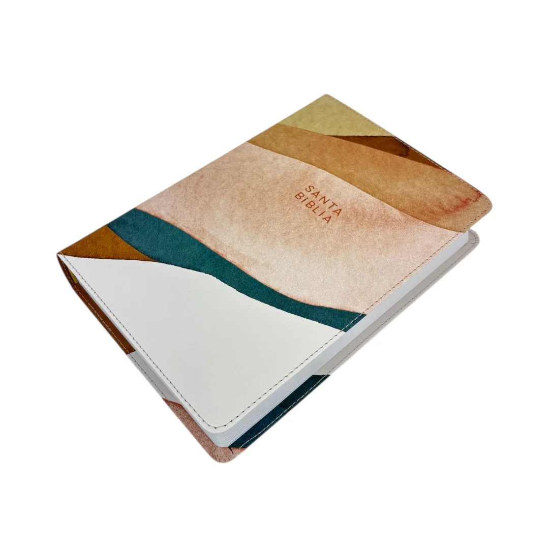 BIBLIA REINA VALERA 1960 LETRA GRANDE MANUAL SIMIL PIEL ACUARELA
