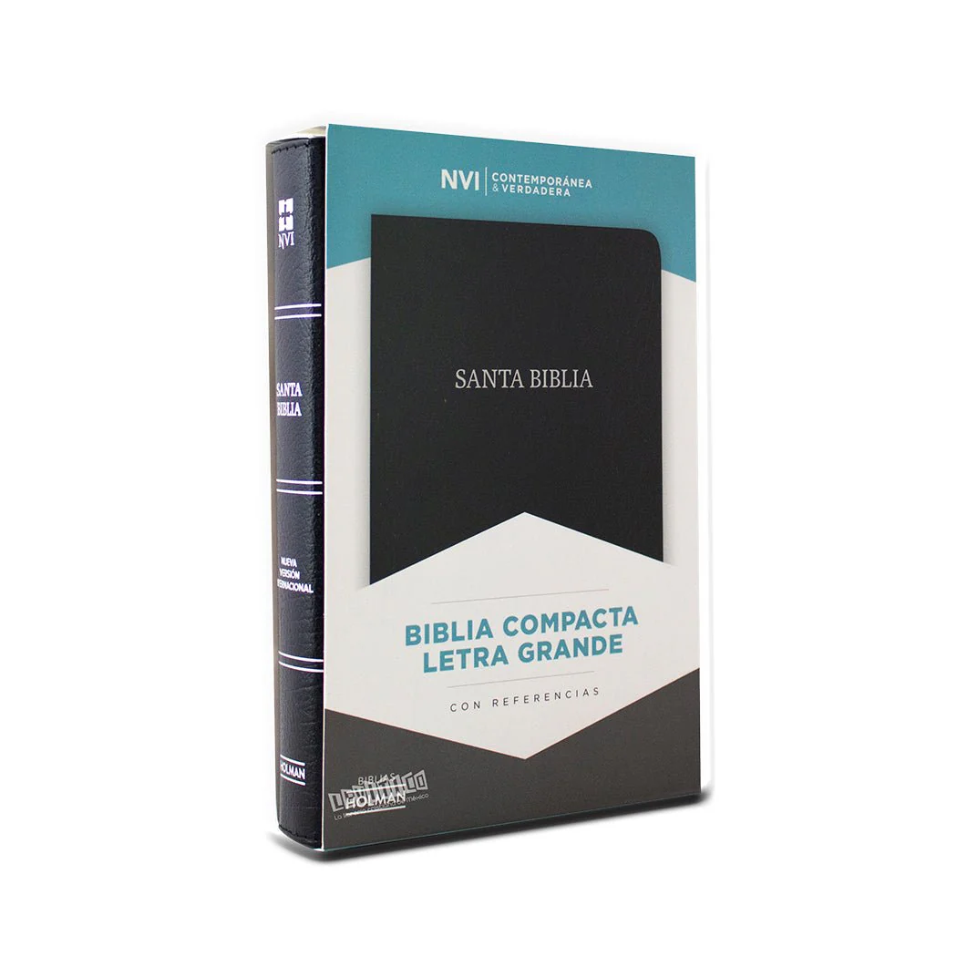 Biblia NVI Compacta Letra Grande, Piel fabricada