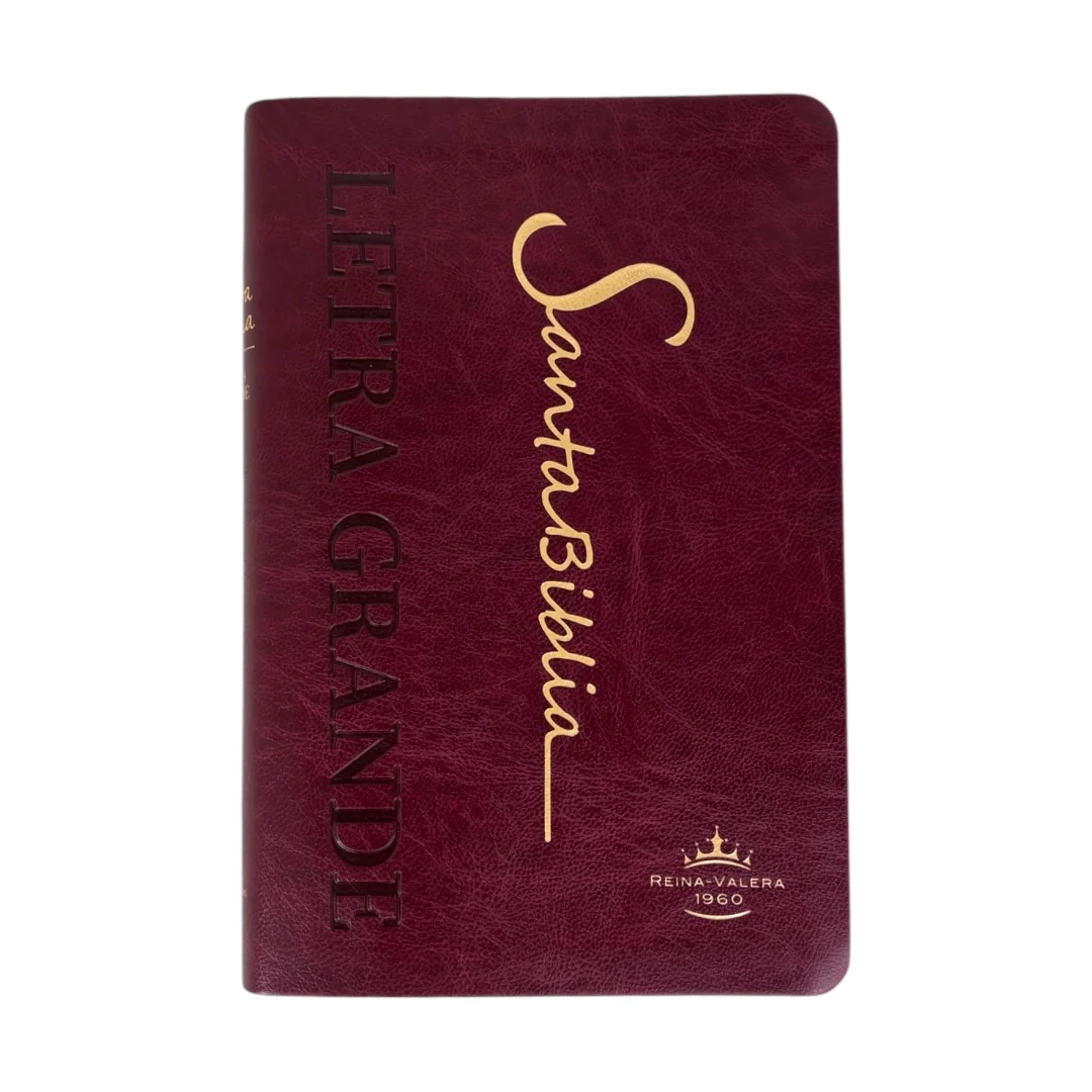 BIBLIA REINA VALERA 1960 LETRA GRANDE IMITACION PIEL VINO
