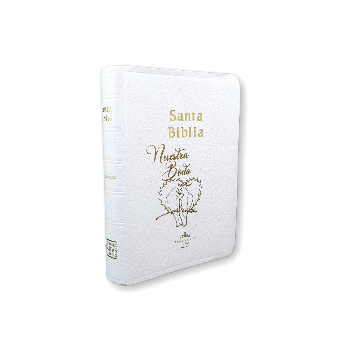 Santa Biblia RVR1960 Compacta Diseño Boda