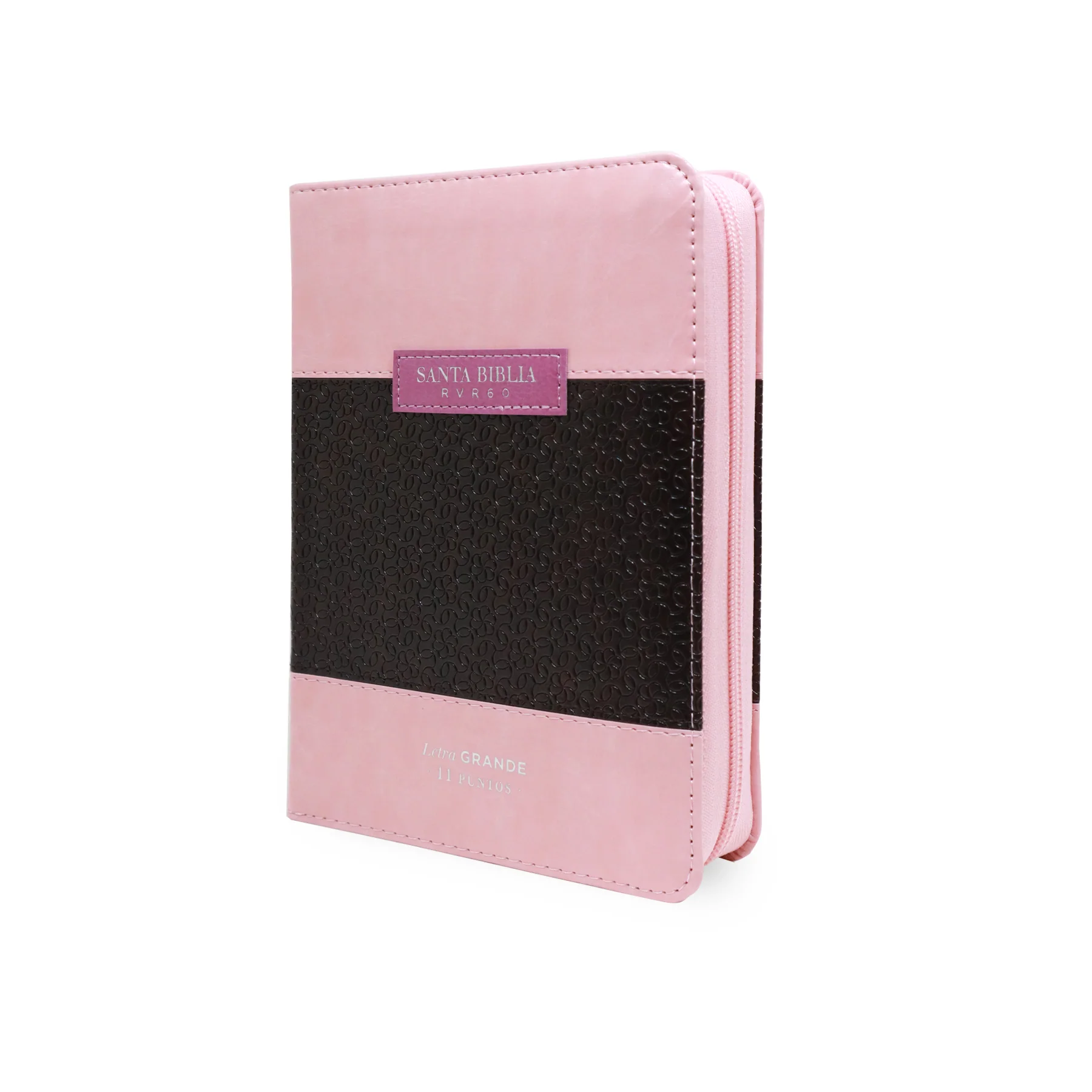 BIBLIA REINA VALERA 1960 COMPACTA LETRA GRANDE ROSA/CAFÉ