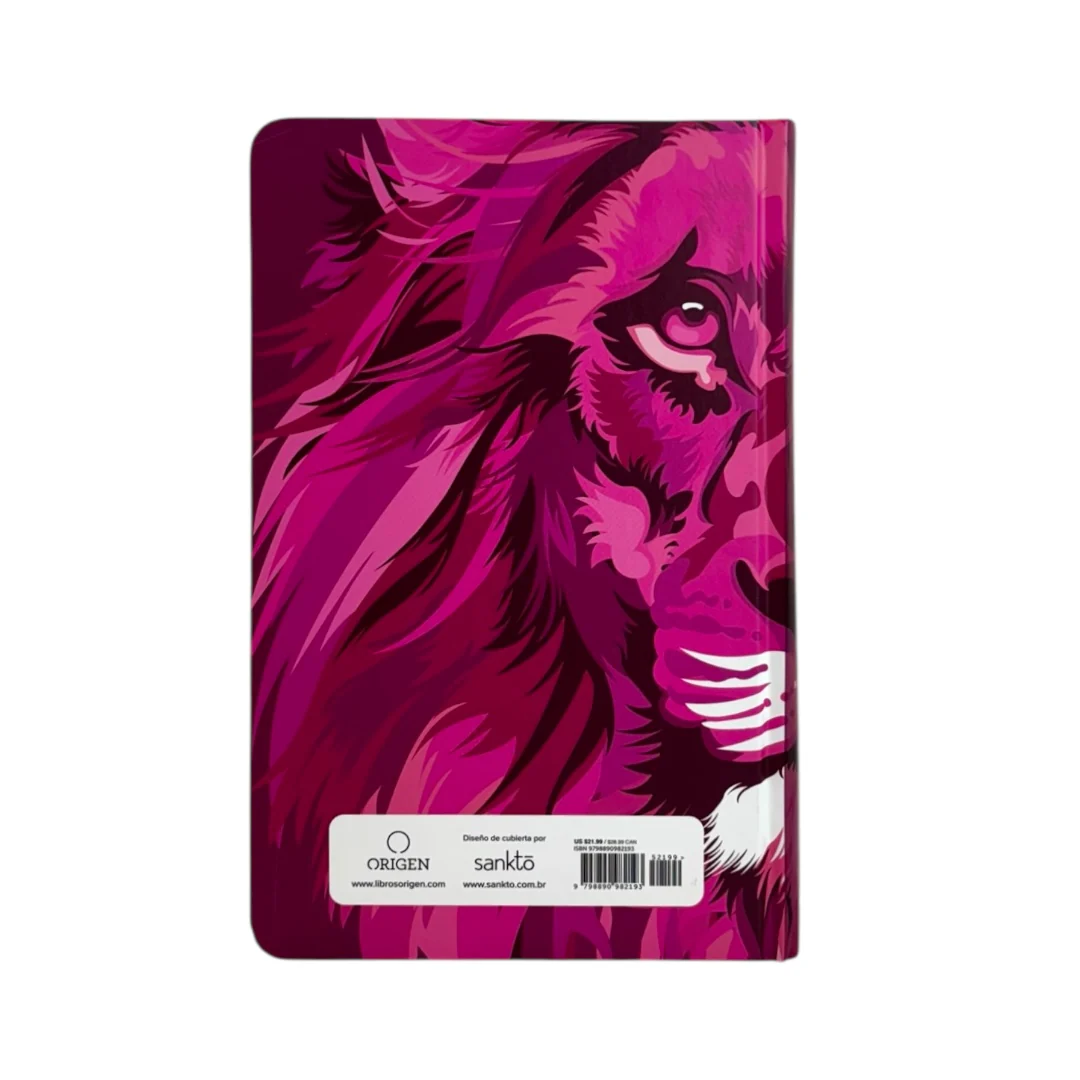 BIBLIA REINA VALERA 1960 LETRA GRANDE TAPA DURA LEON DE JUDA ROSA