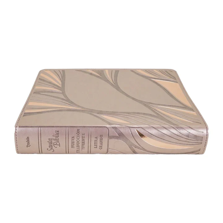 BIBLIA NTV EDICIÓN PERSONAL LETRA GRANDE SENTI PIEL/ ROSA METALICO INDICE