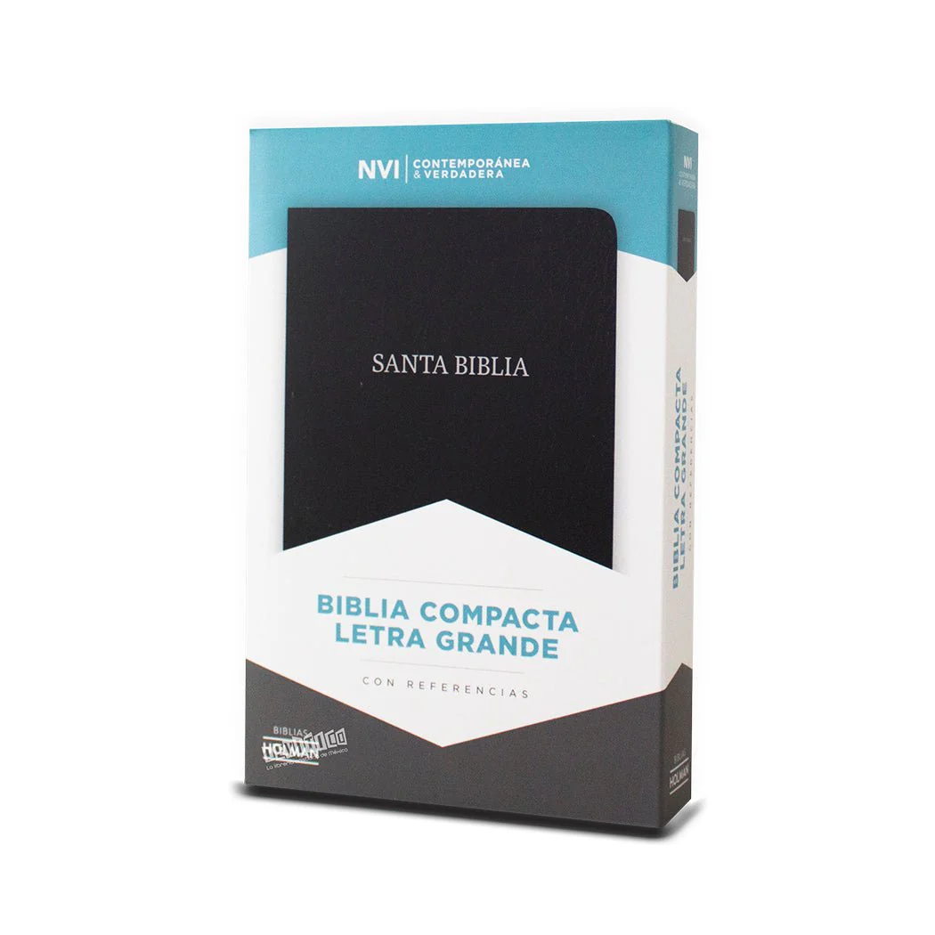 Biblia NVI Compacta Letra Grande, Piel fabricada