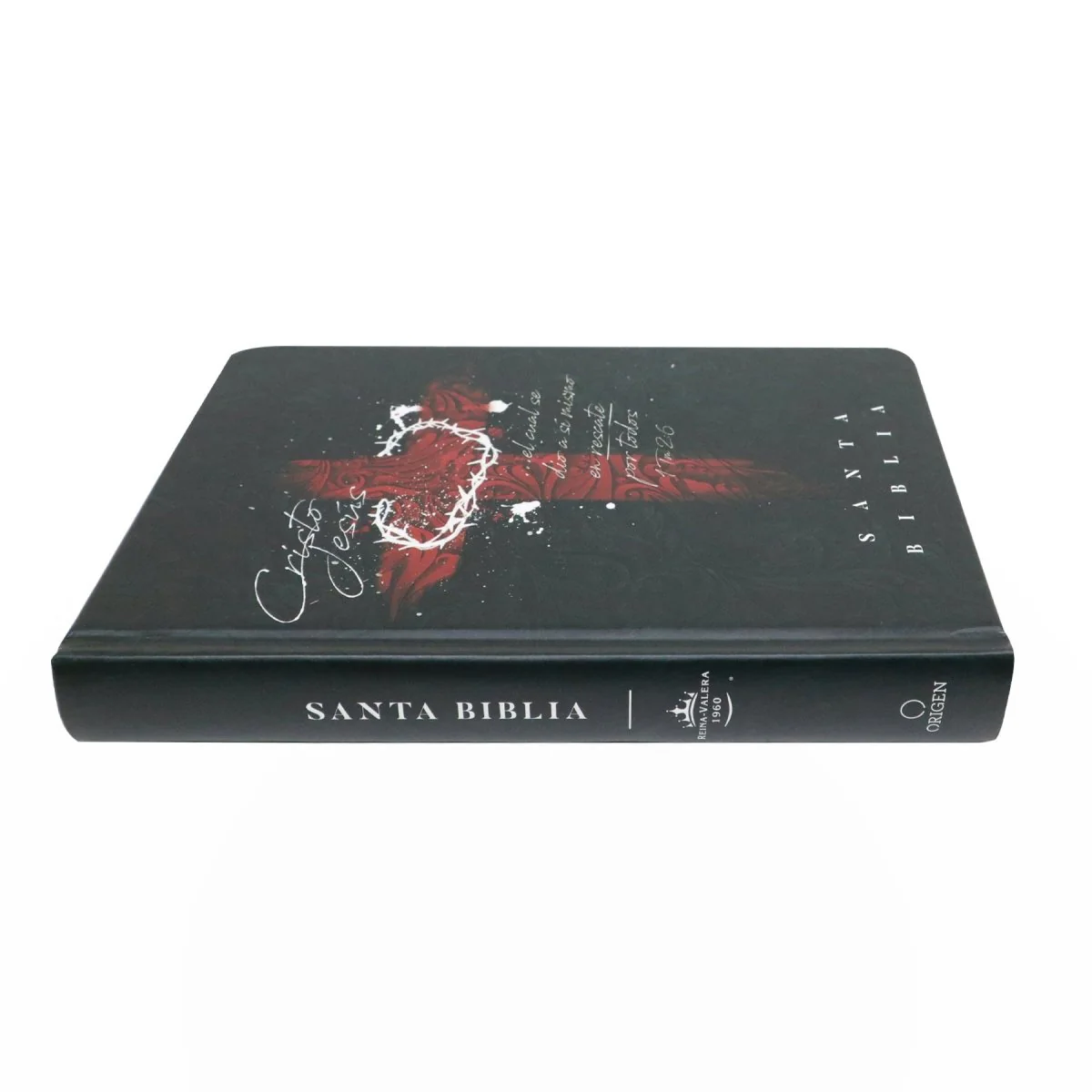 BIBLIA REINA VALERA 1960 LETRA GRANDE CRUZ/CORONA TAPA DURA