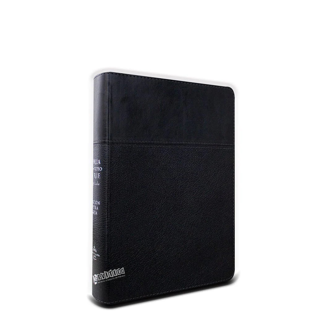 Biblia de Estudio Ryrie Ampliada Piel negro