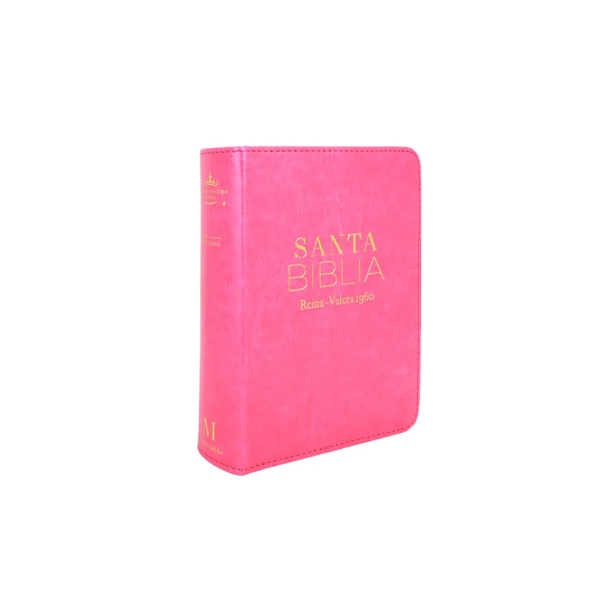 BIBLIA REINA VALERA 1960 TAMAÑO BOLSILLO IMIT PIEL CLASICA FUCSIA