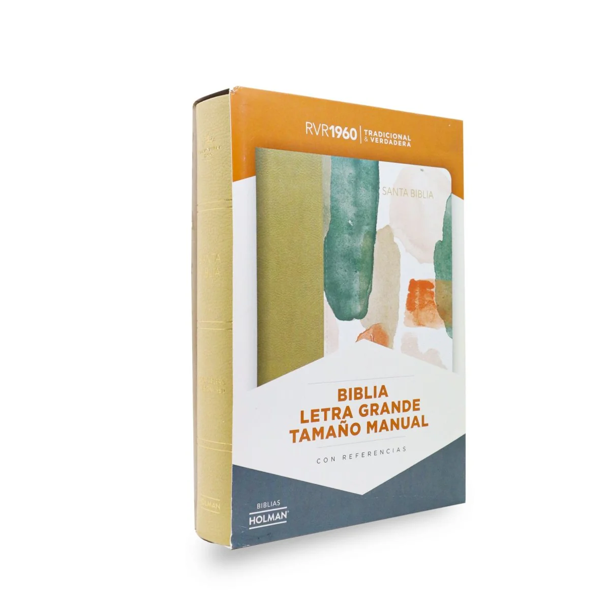 BIBLIA REINA VALERA 1960 LETRA GRANDE MANUAL MULTICOLOR SIMIL PIEL C/INDICE