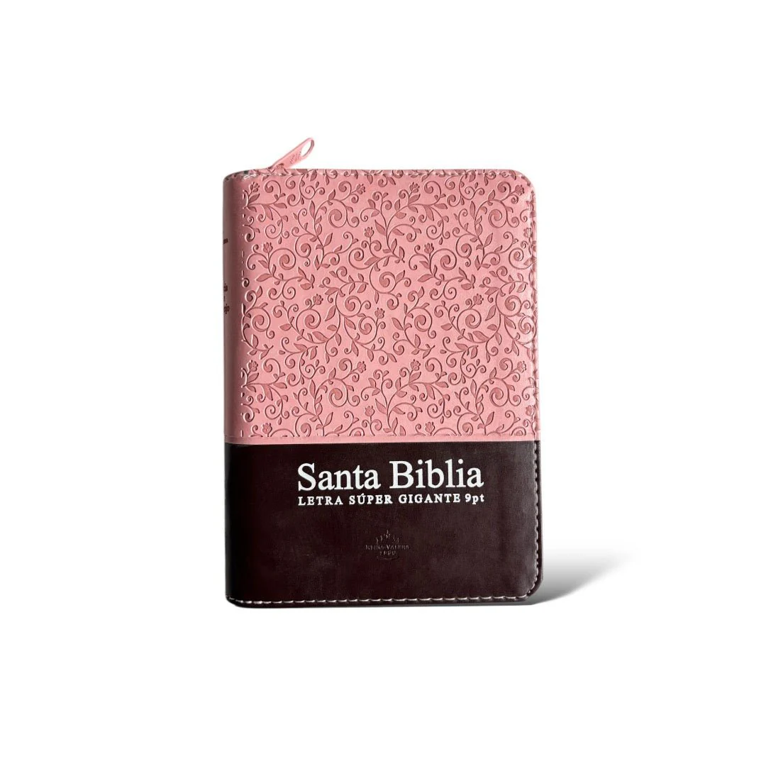 BIBLIA REINA VALERA 1960 TAMAÑO BOLSILLO: LETRA GRANDE DE ACUERDO AL TAMAÑO ROSA/MARRON