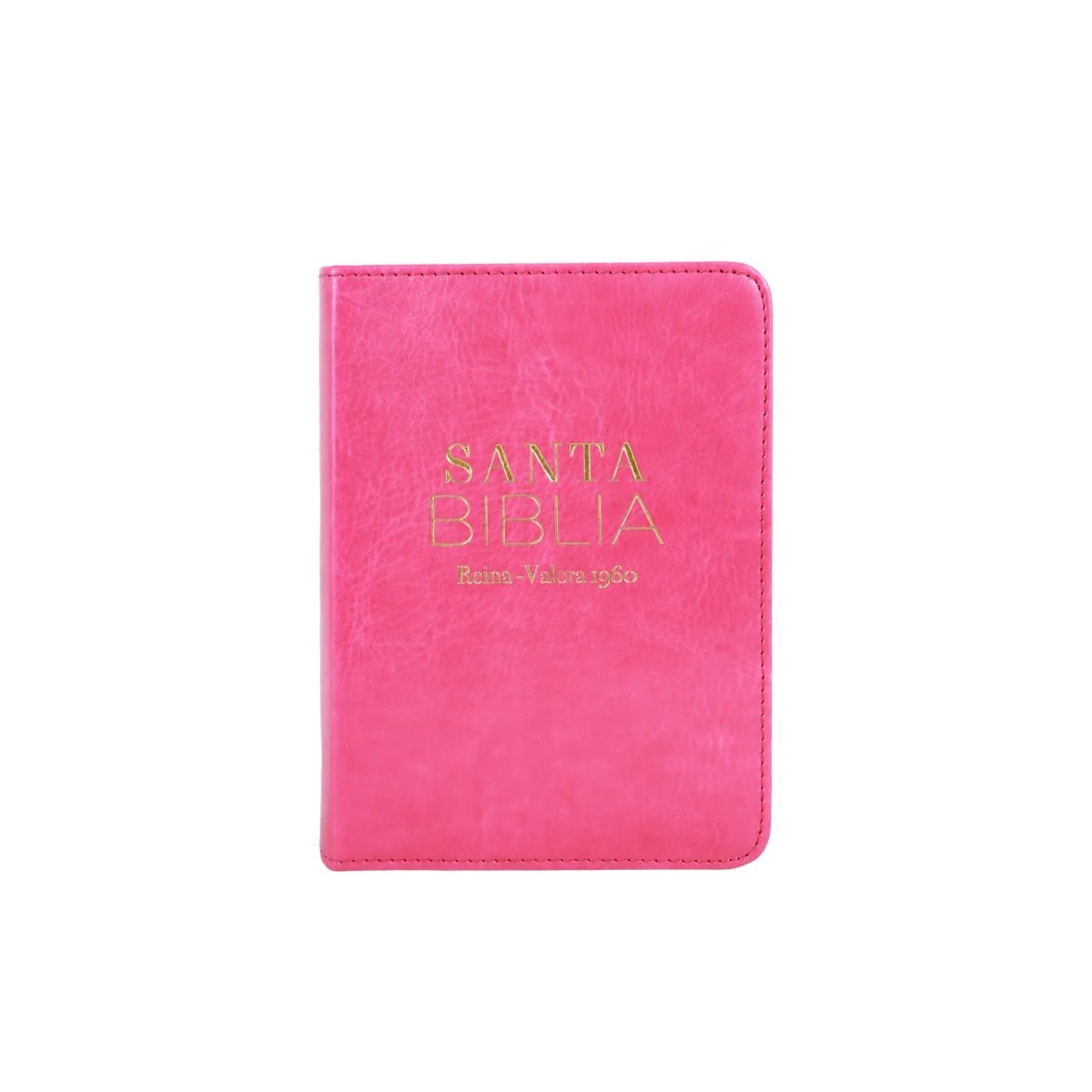BIBLIA REINA VALERA 1960 TAMAÑO BOLSILLO IMIT PIEL CLASICA FUCSIA
