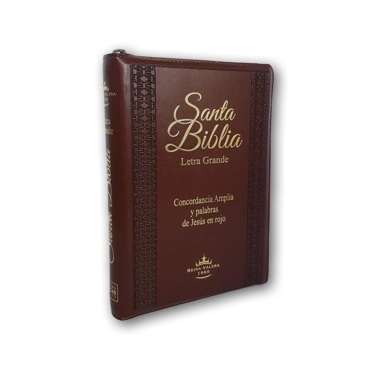 Santa Biblia RVR1960 Letra grande Concordancia Amplia c/cierre