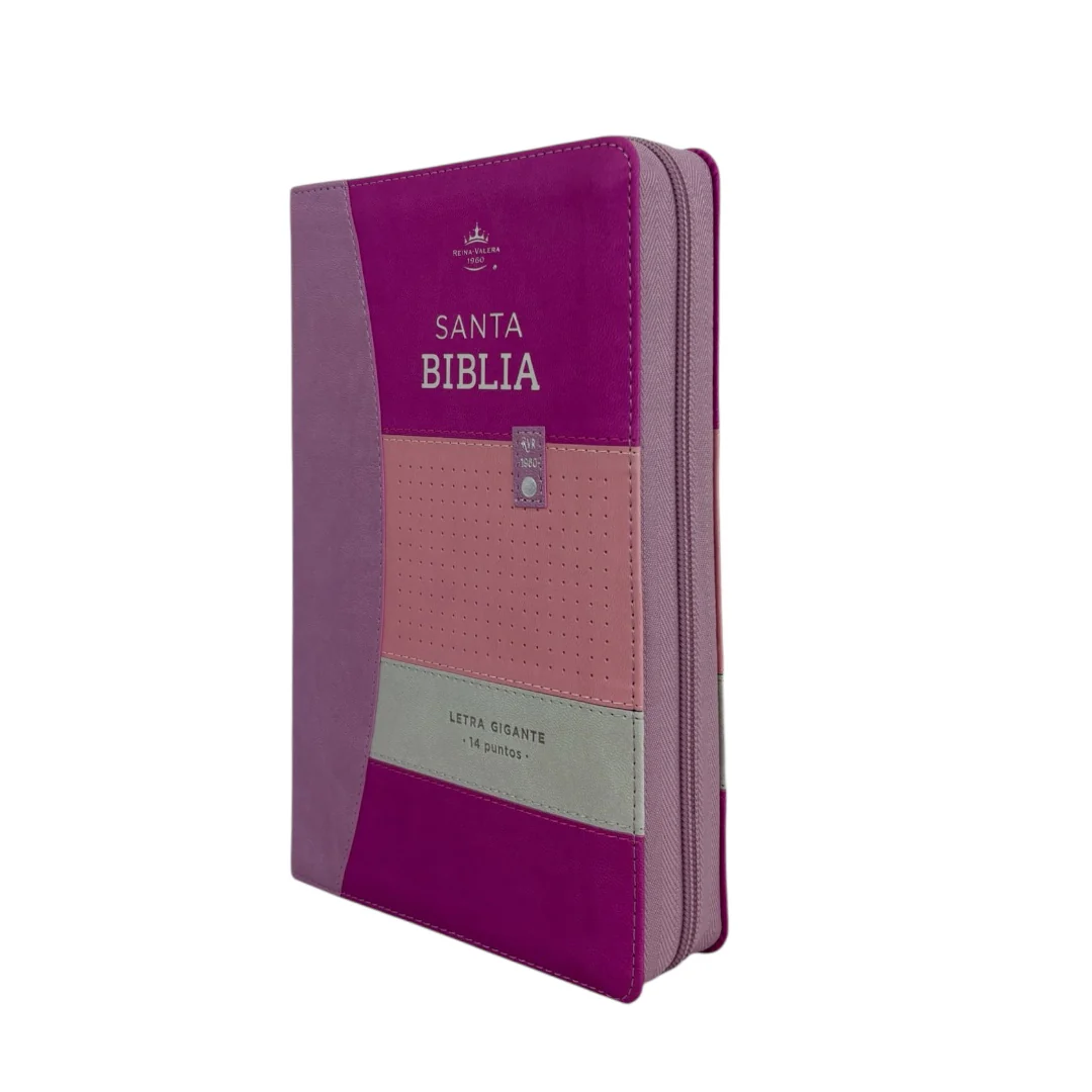 BIBLIA REINA VALERA 1960 LETRA GIGANTE IMITACION PIEL ICONIC C/CIERRE INDICE