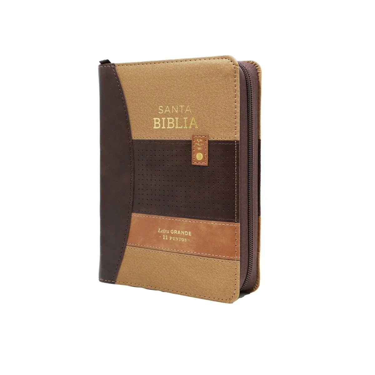 BIBLIA REINA VALERA 1960 LETRA GRANDE COMPACTA CAFÉ/CAFÉ