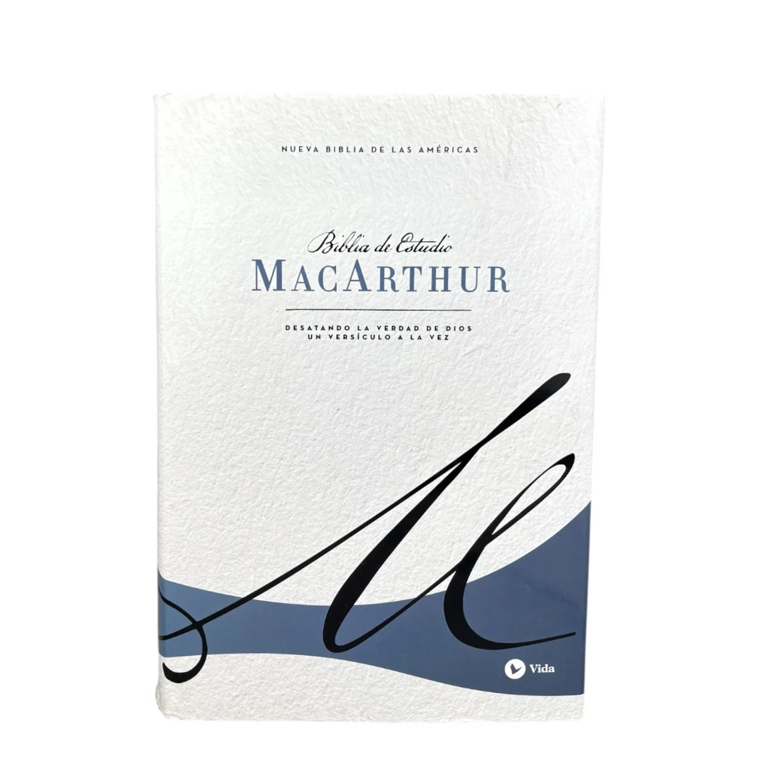 BIBLIA DE ESTUDIO MACARTHUR NBLA TAPA DURA AZUL