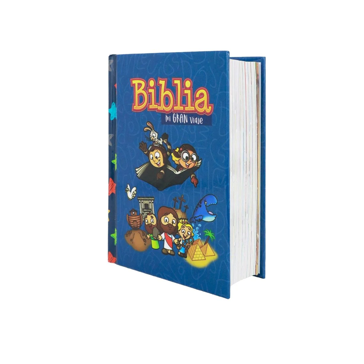 BIBLIA REINA VALERA 1960 MI GRAN VIAJE TAPA DURA AZUL