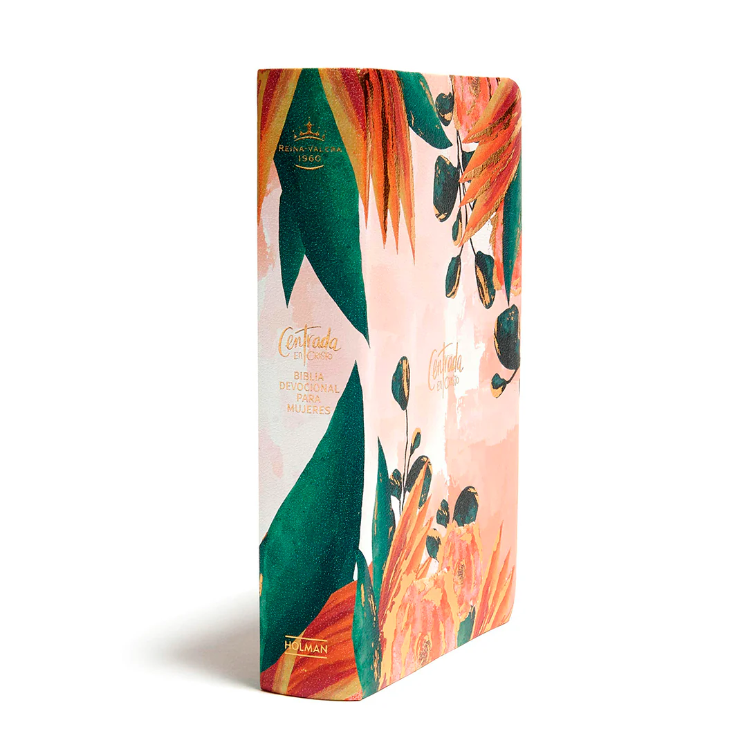 Biblia Centrada en Cristo, floral símil piel RVR1960
